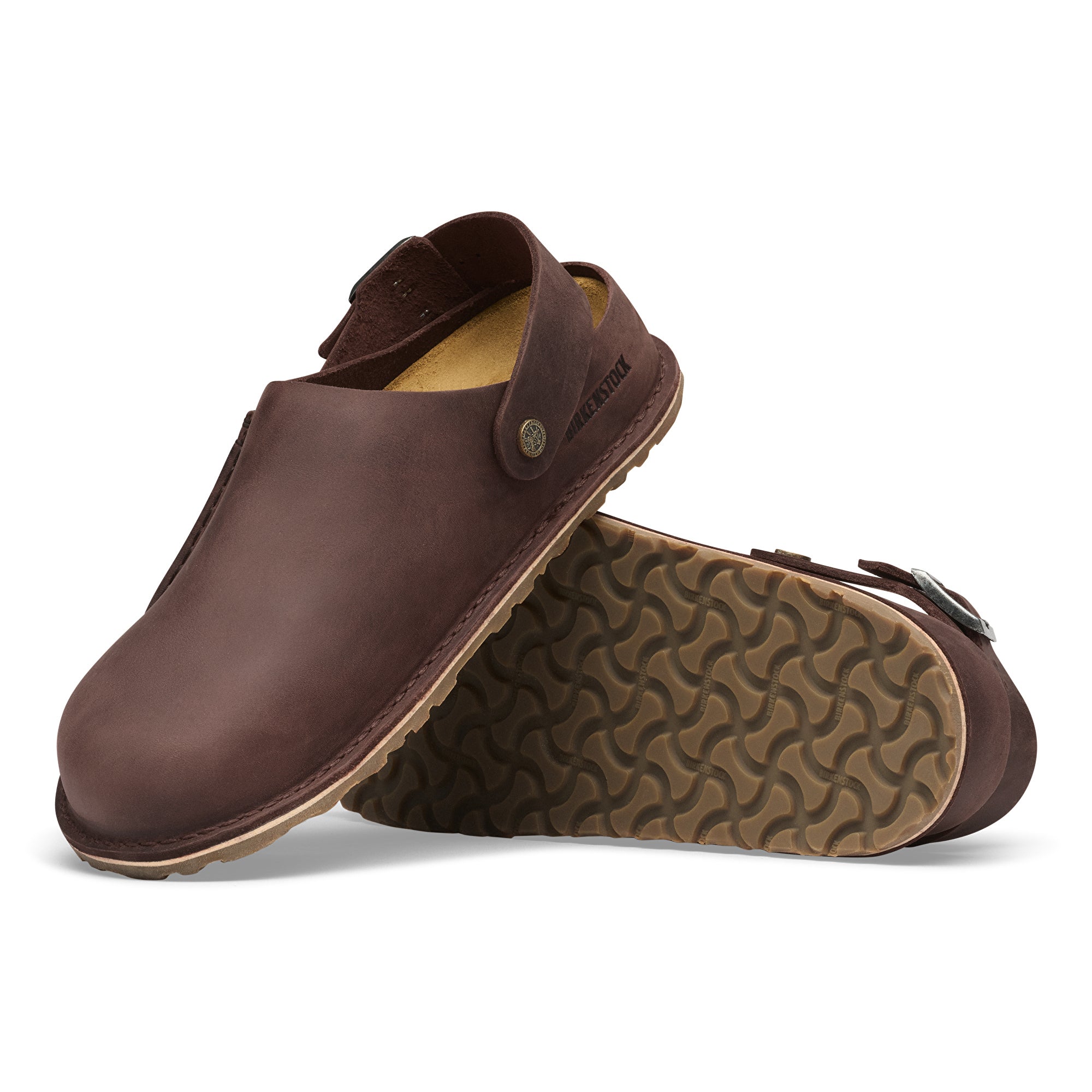Birkenstock Lutry Wide Strap habana oiled leather