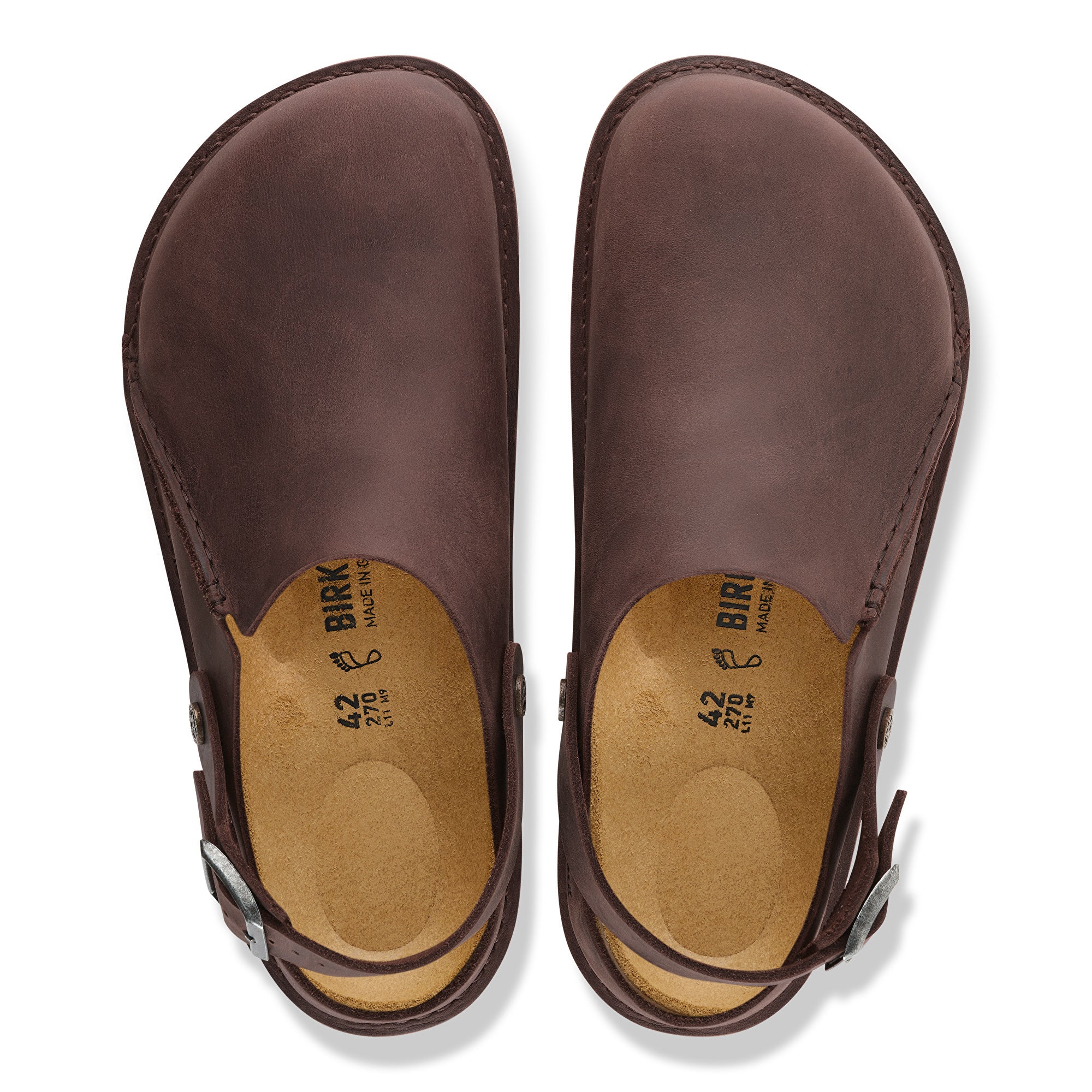 Birkenstock Lutry Wide Strap habana oiled leather