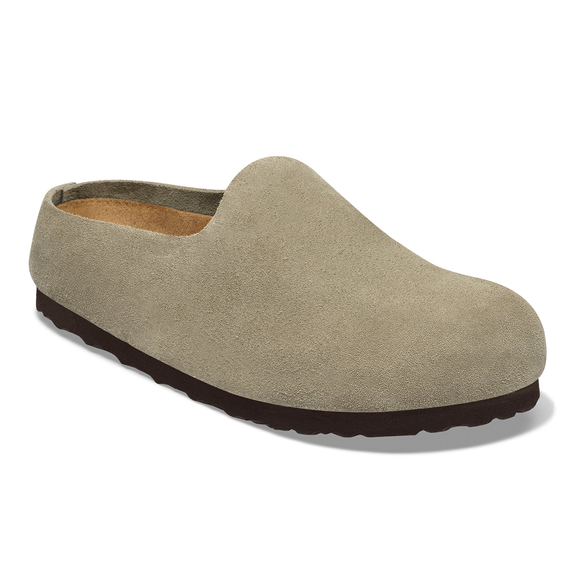 Birkenstock Amsterdam Wrapped taupe suede