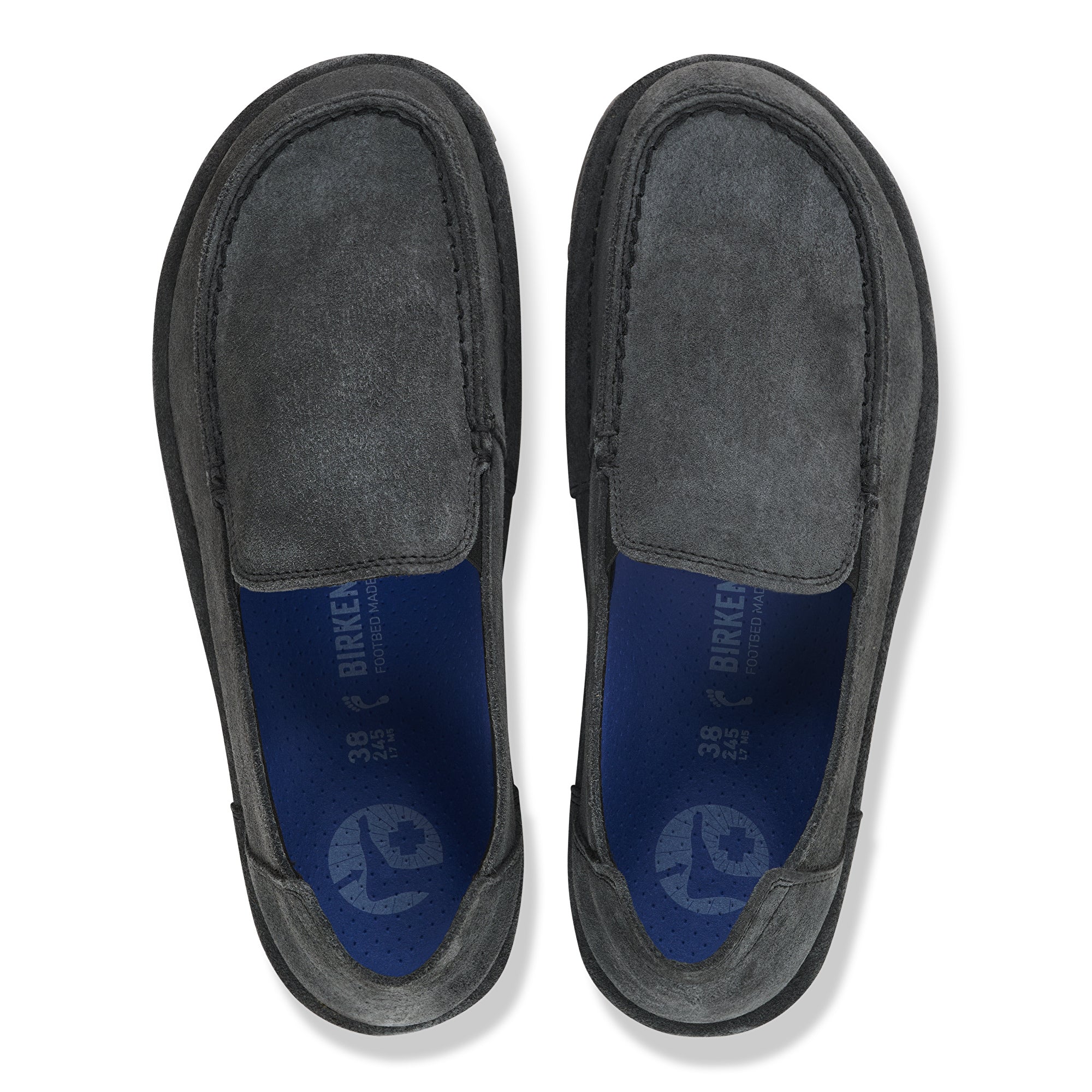 Birkenstock Utti Slip On charcoal suede