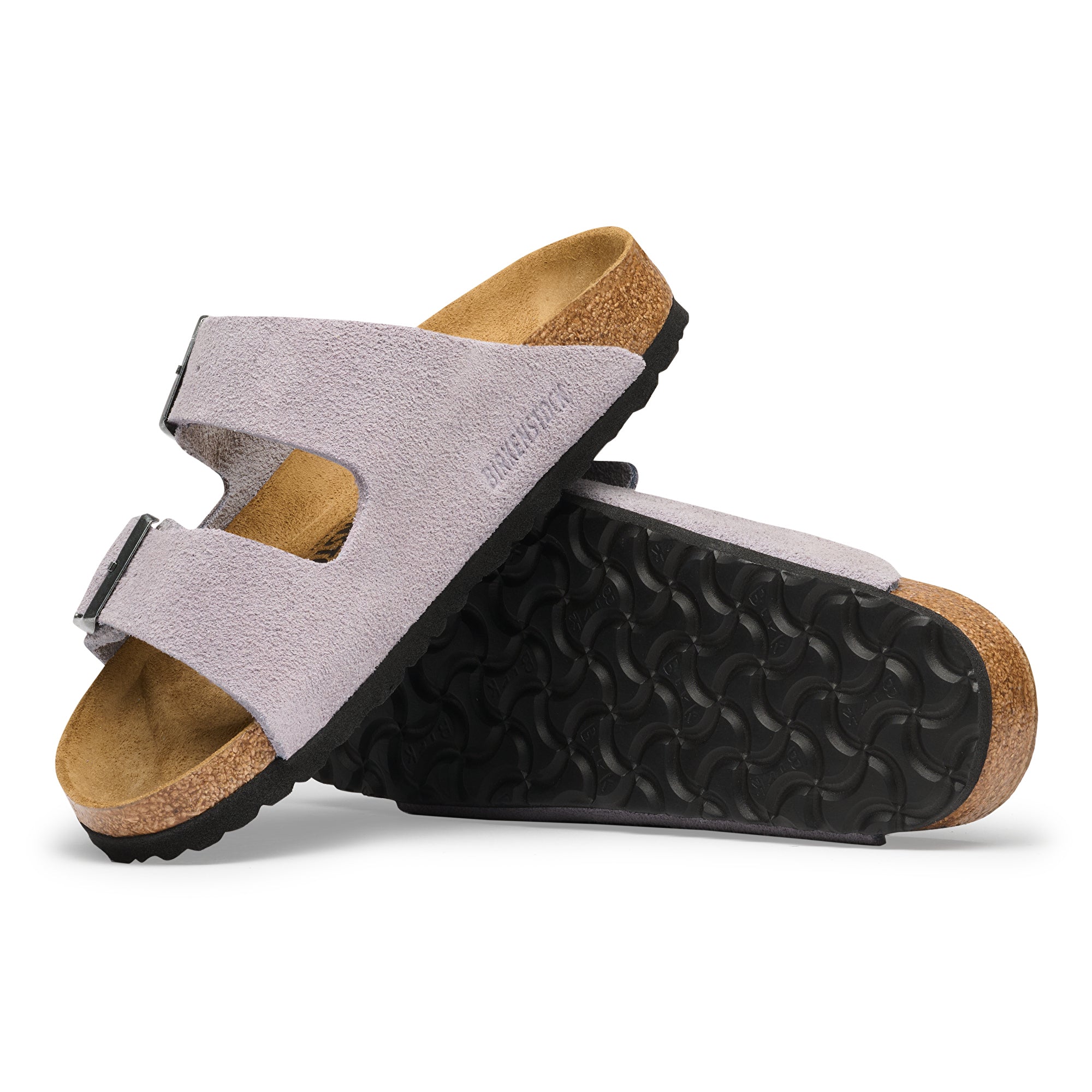 Birkenstock Arizona lavender sky suede