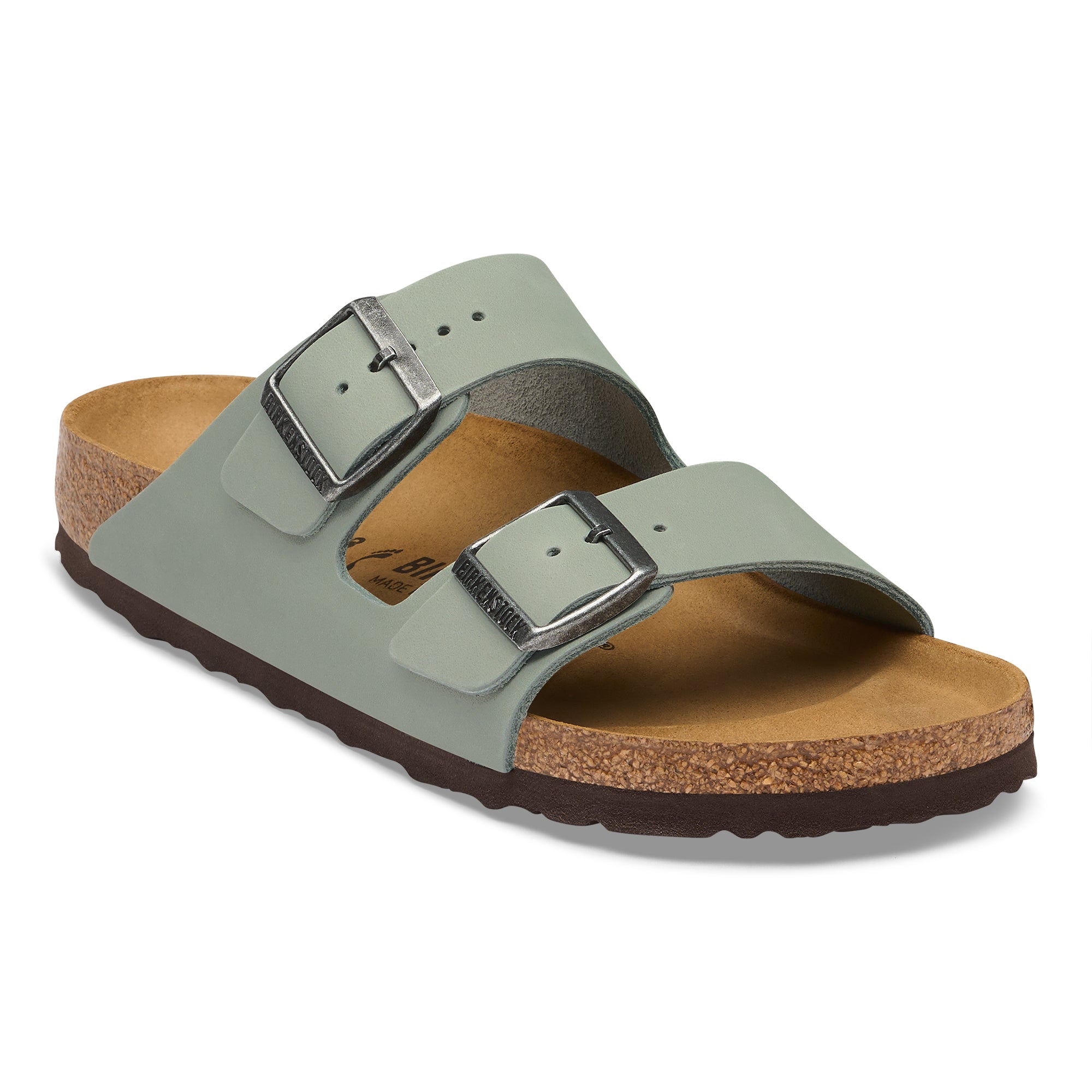 Birkenstock Arizona pure sage oiled leather
