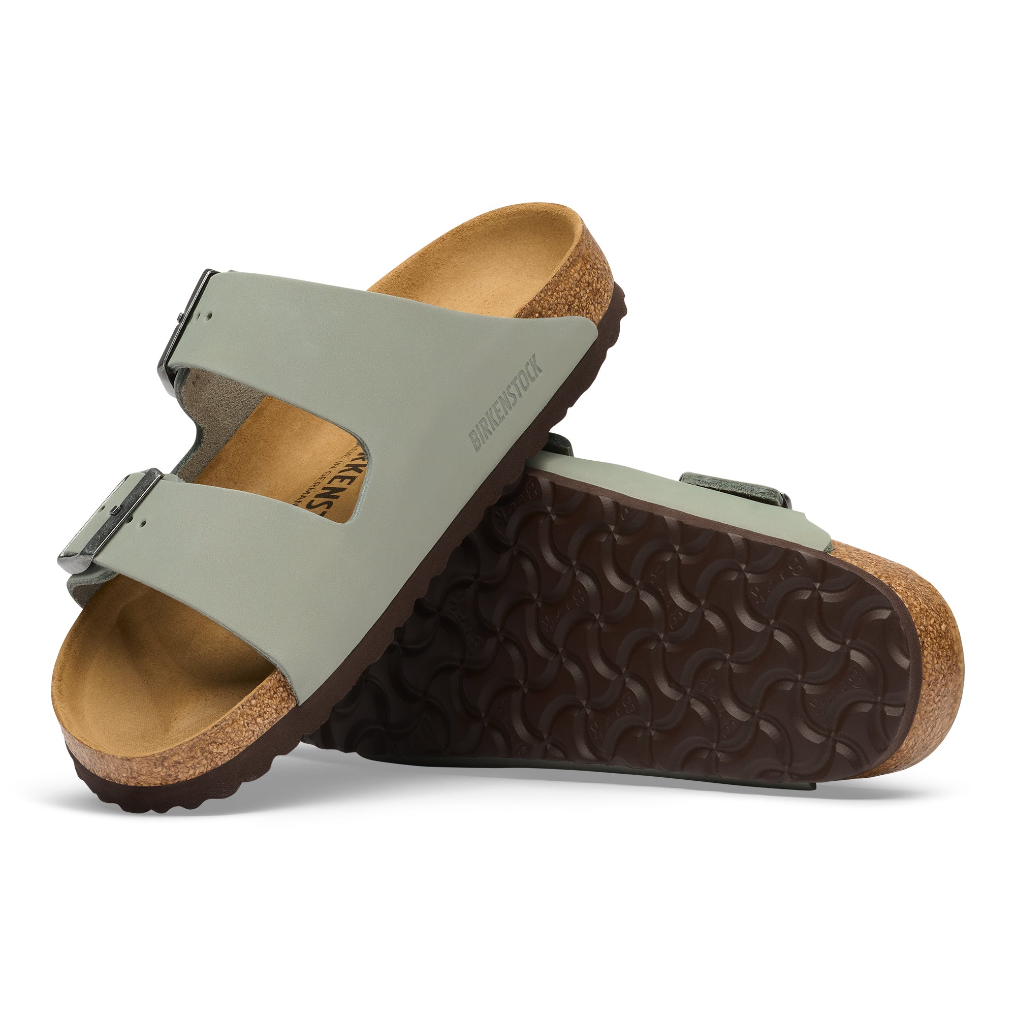 Birkenstock Arizona pure sage oiled leather