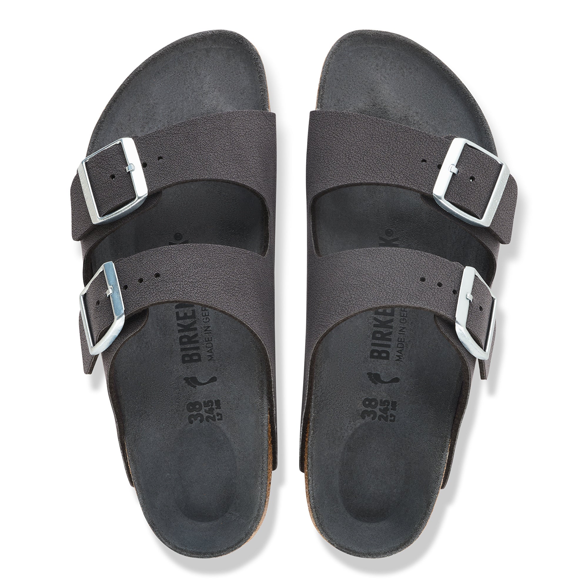 Birkenstock Arizona velvet gray Birkibuc