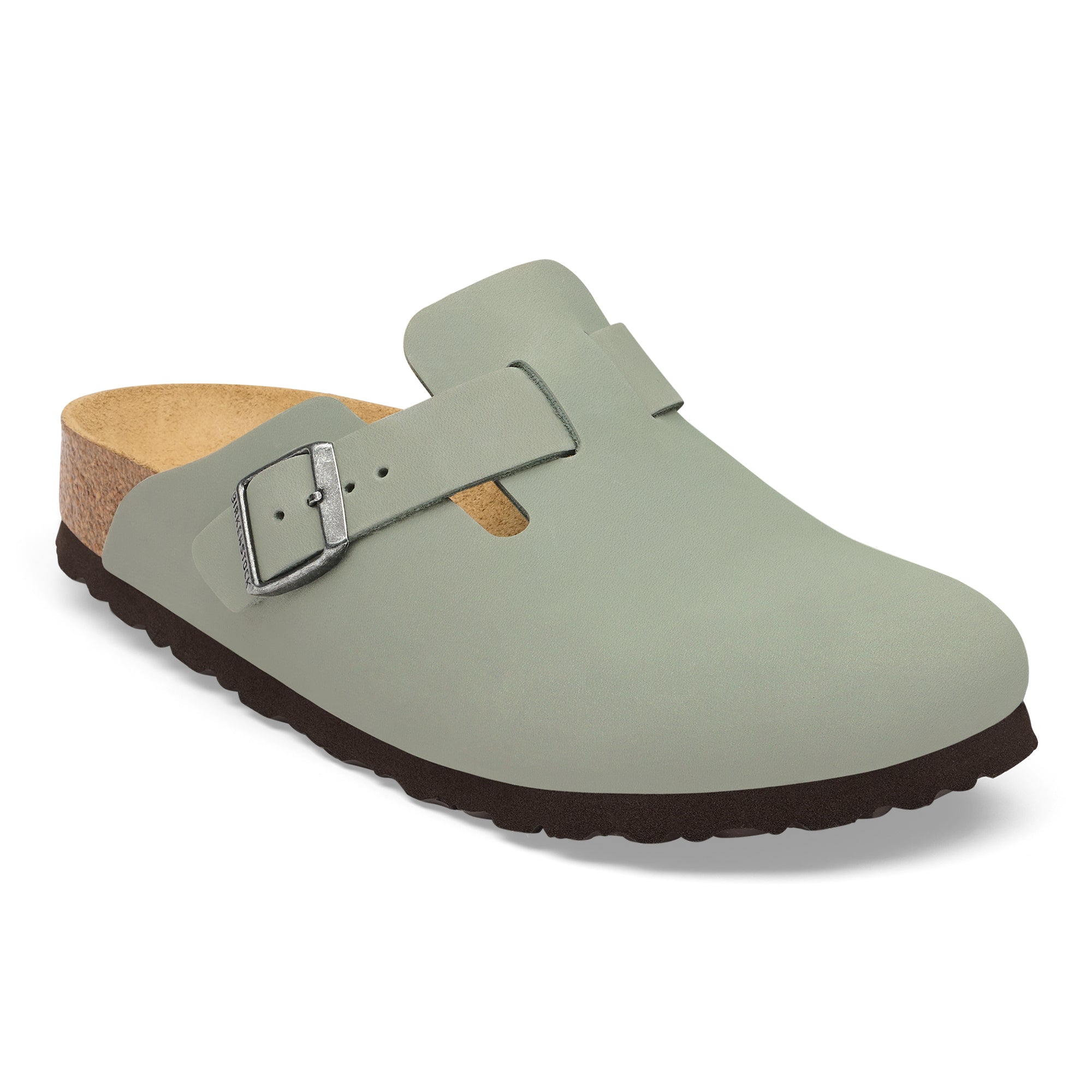 Birkenstock Boston pure sage oiled leather