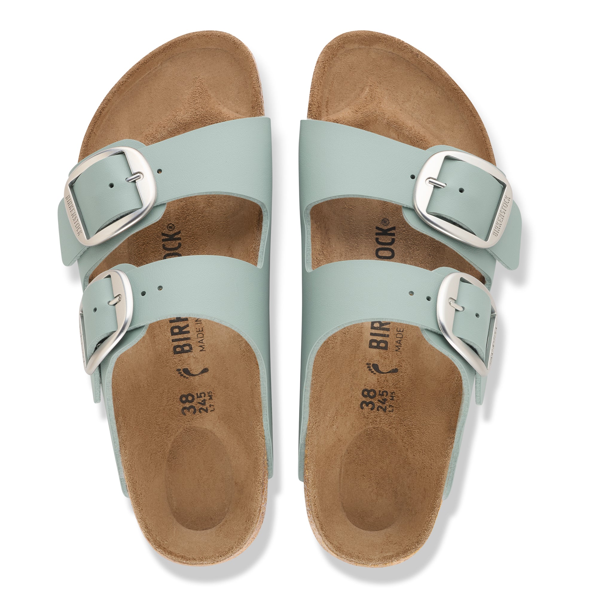 Birkenstock Arizona Big Buckle pure sage Birko-Flor