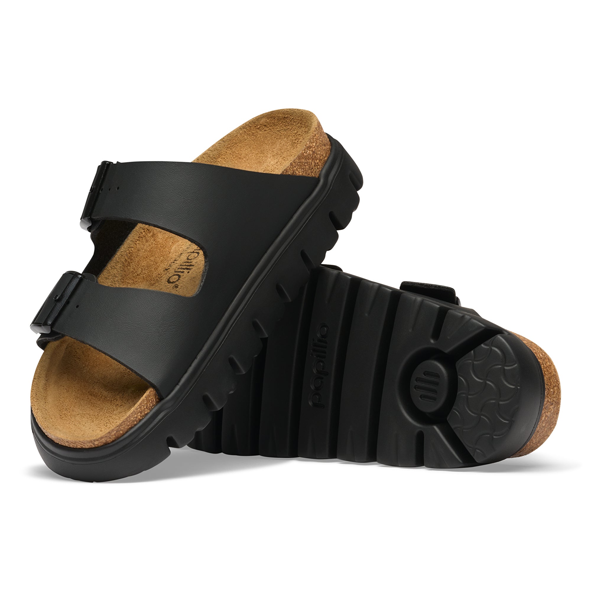 Papillio Arizona Chunky black Birko-Flor by Birkenstock