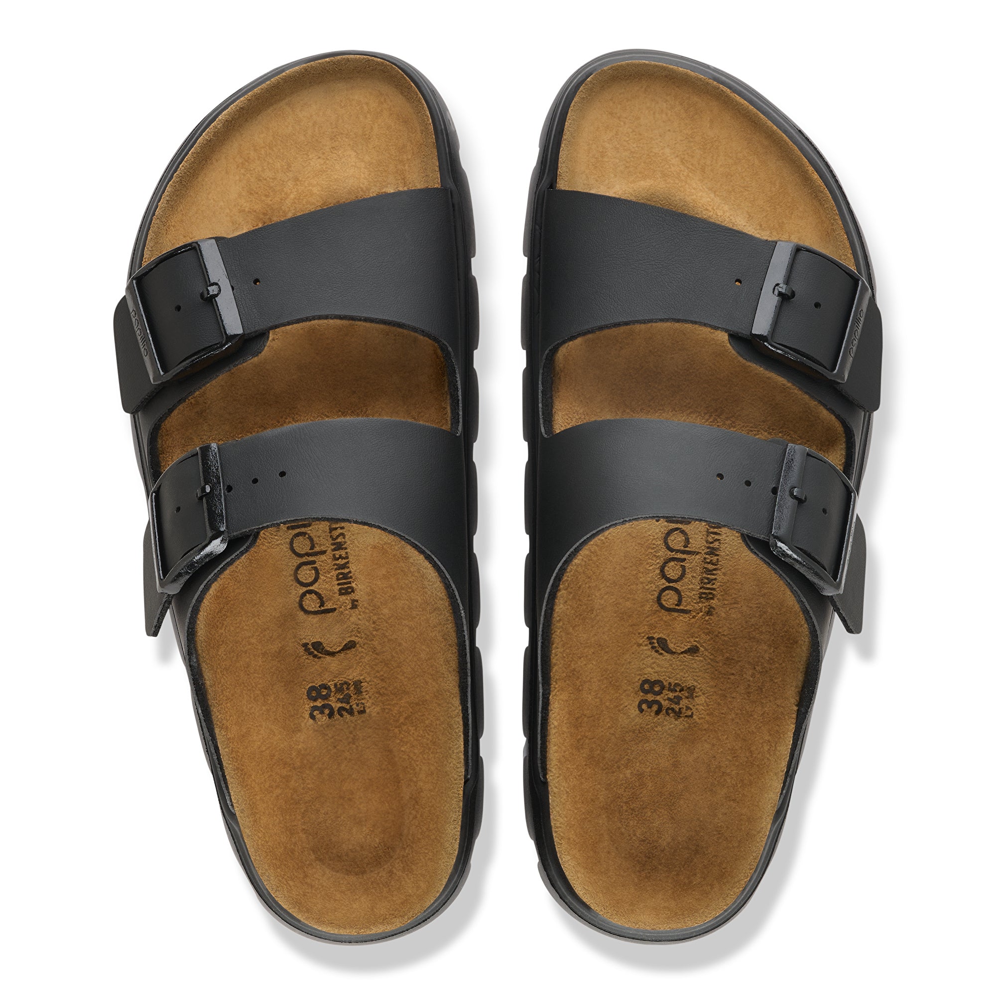 Papillio Arizona Chunky black Birko-Flor by Birkenstock