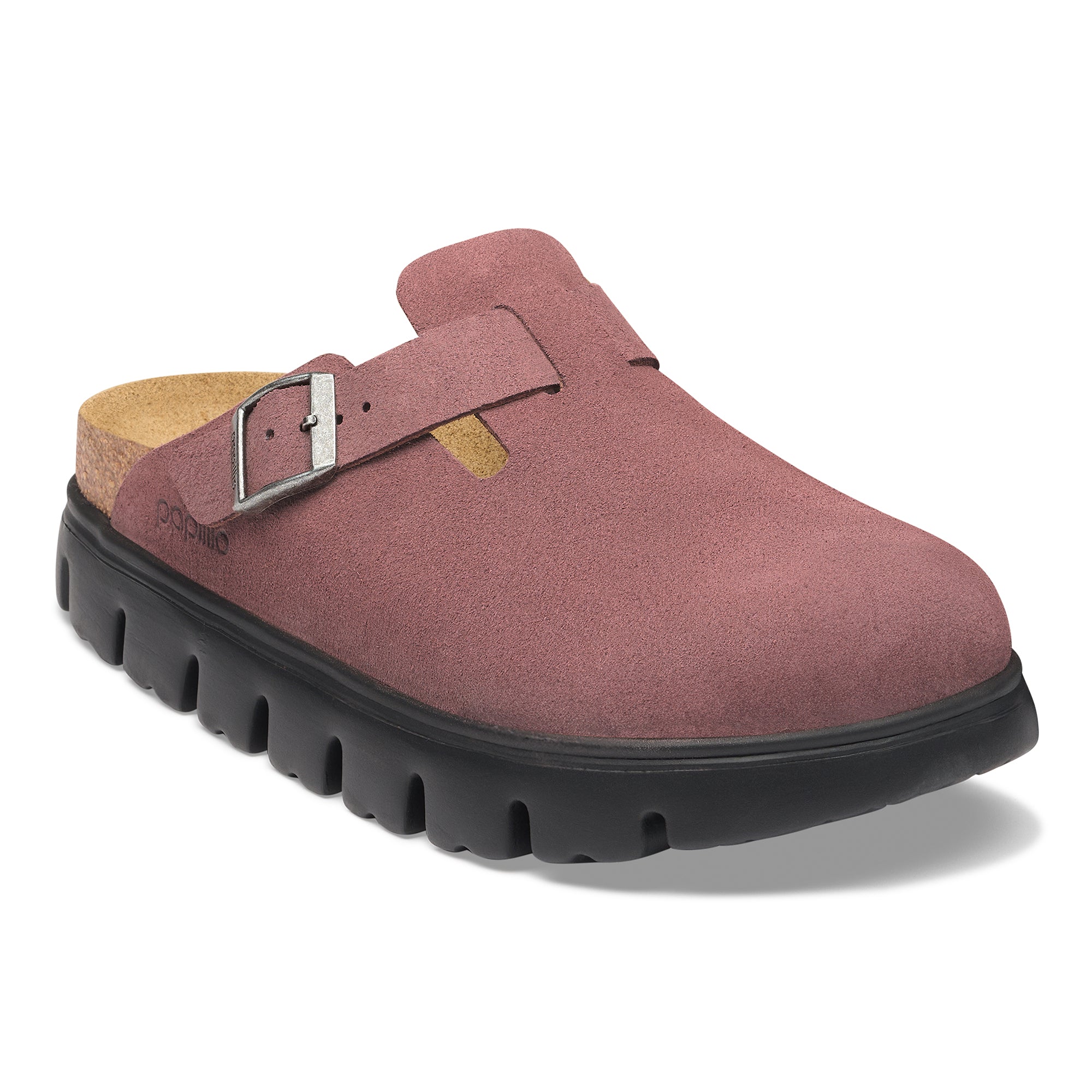 Papillio Boston Chunky pepper suede by Birkenstock