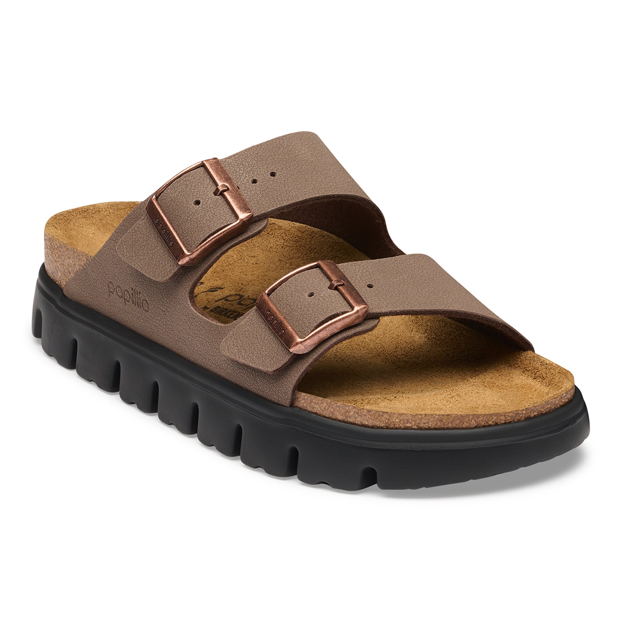 Papillio Arizona Chunky mocha Birkibuc by Birkenstock