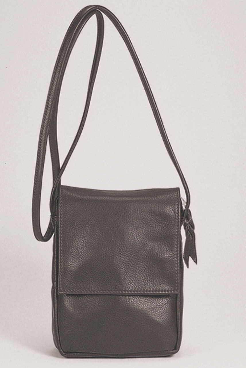 SVEN Style No. 109 Crossbody/Shoulder Bag black leather