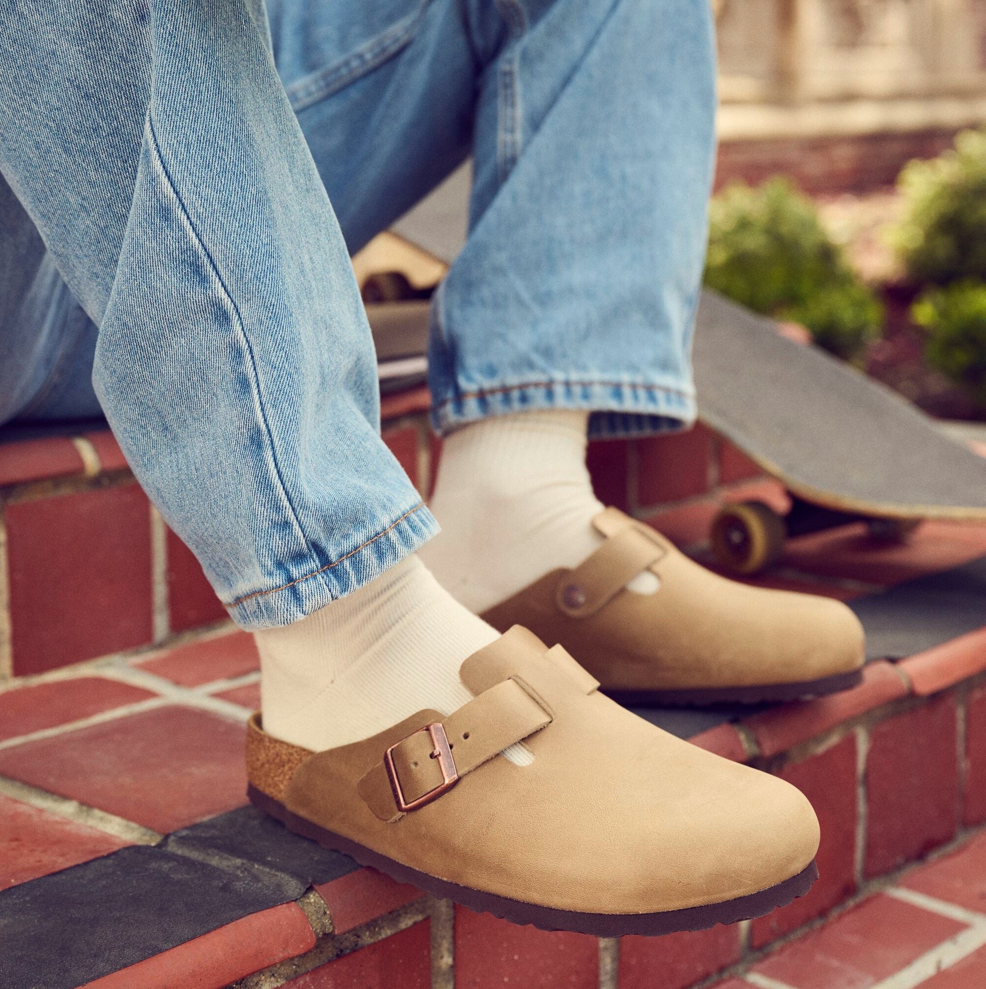 Birkenstock Boston Soft Footbed tobacco oiled leather