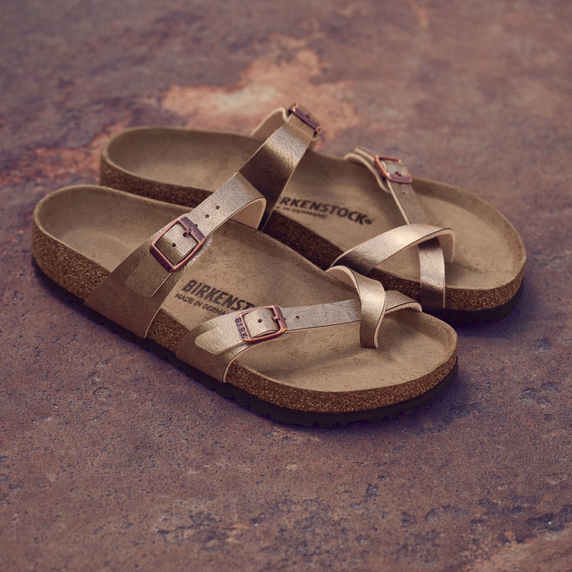 Birkenstock Mayari graceful taupe Birko-Flor