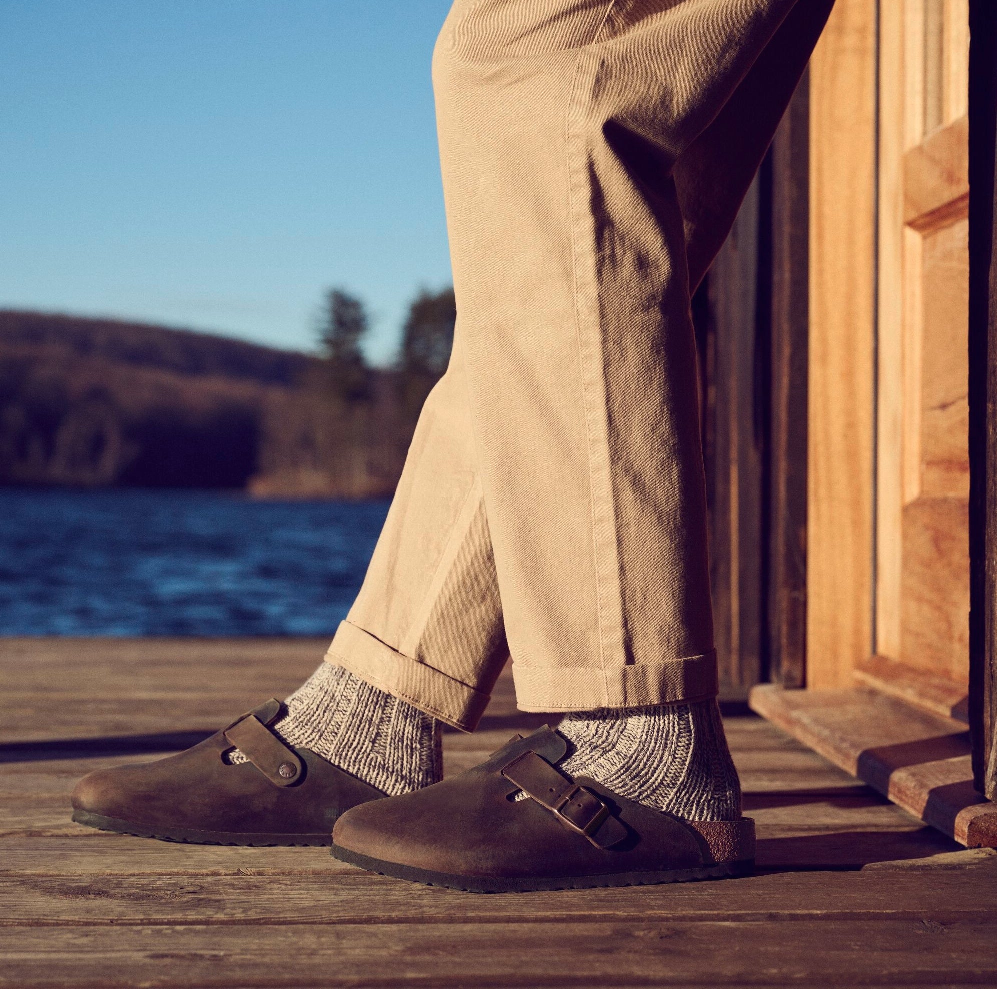 Outfit Birkenstock Habana Birkenstock Boston Soft Footbed Habana