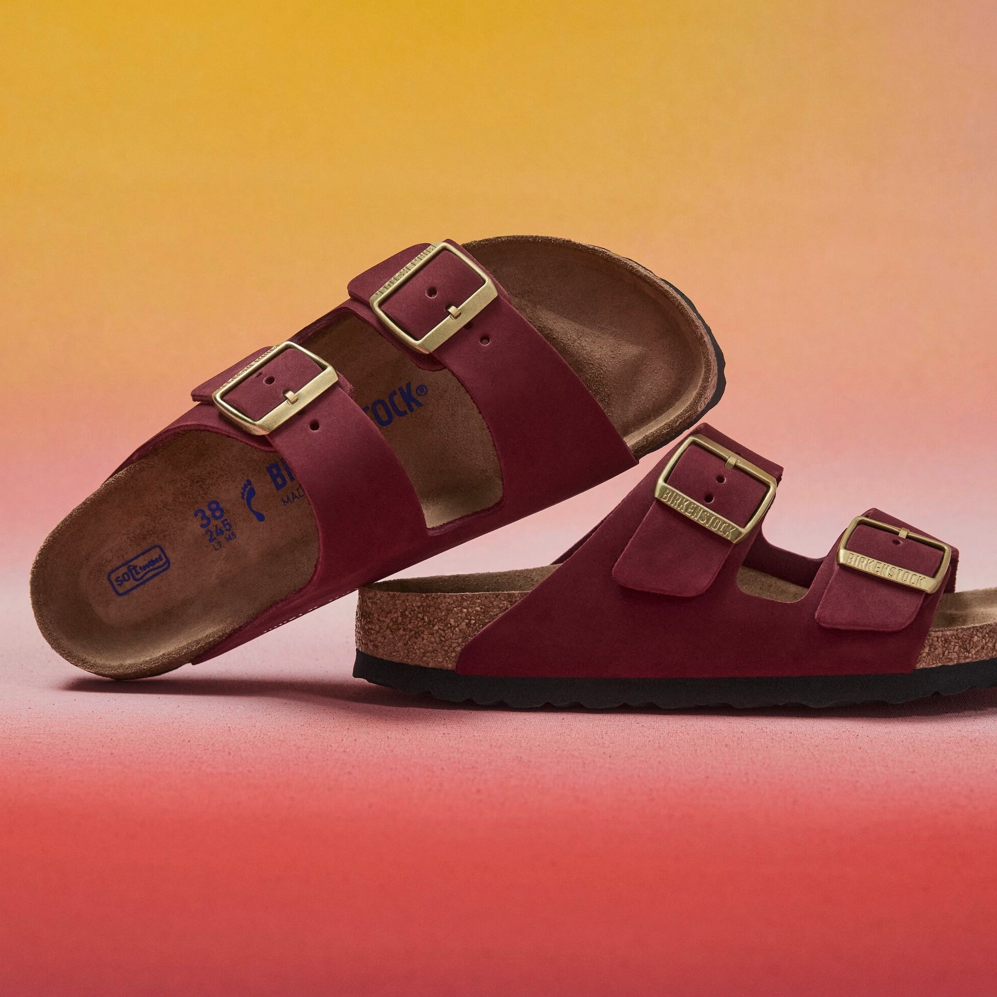 Birkenstock Arizona Soft Footbed zinfandel nubuck