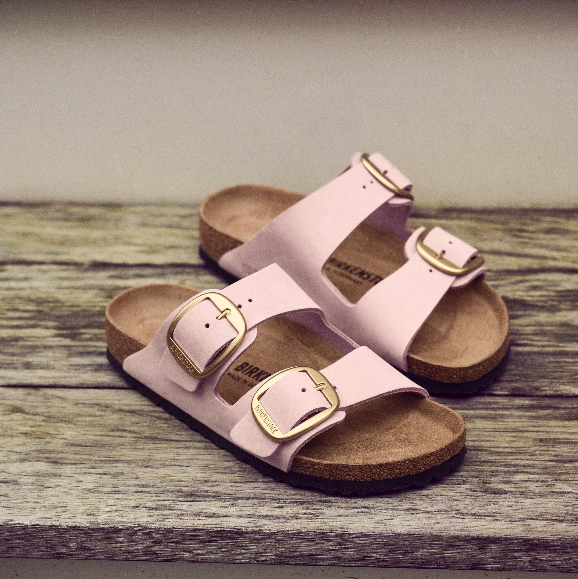 Birkenstock Arizona Big Buckle soft pink nubuck