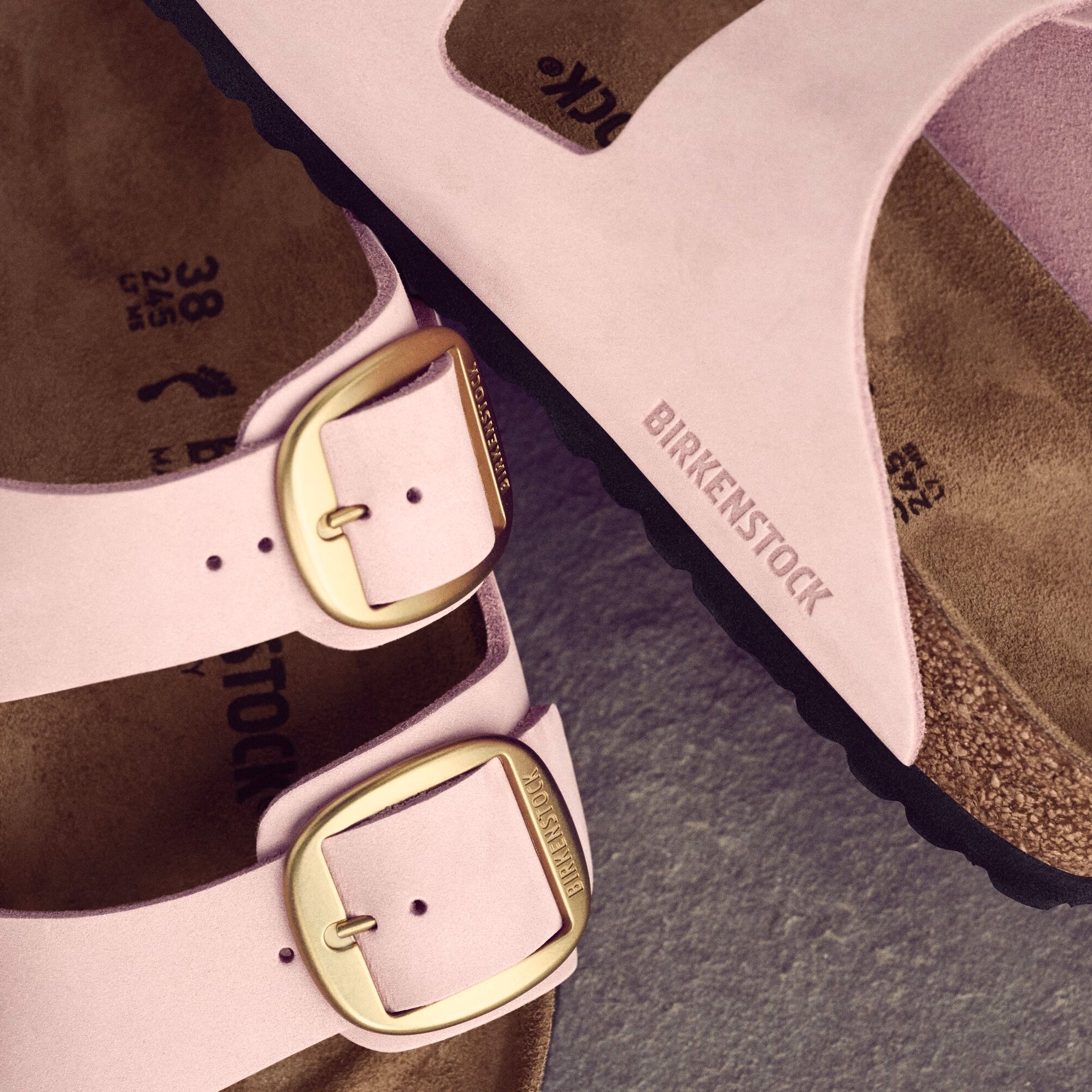 Birkenstock Arizona Big Buckle soft pink nubuck