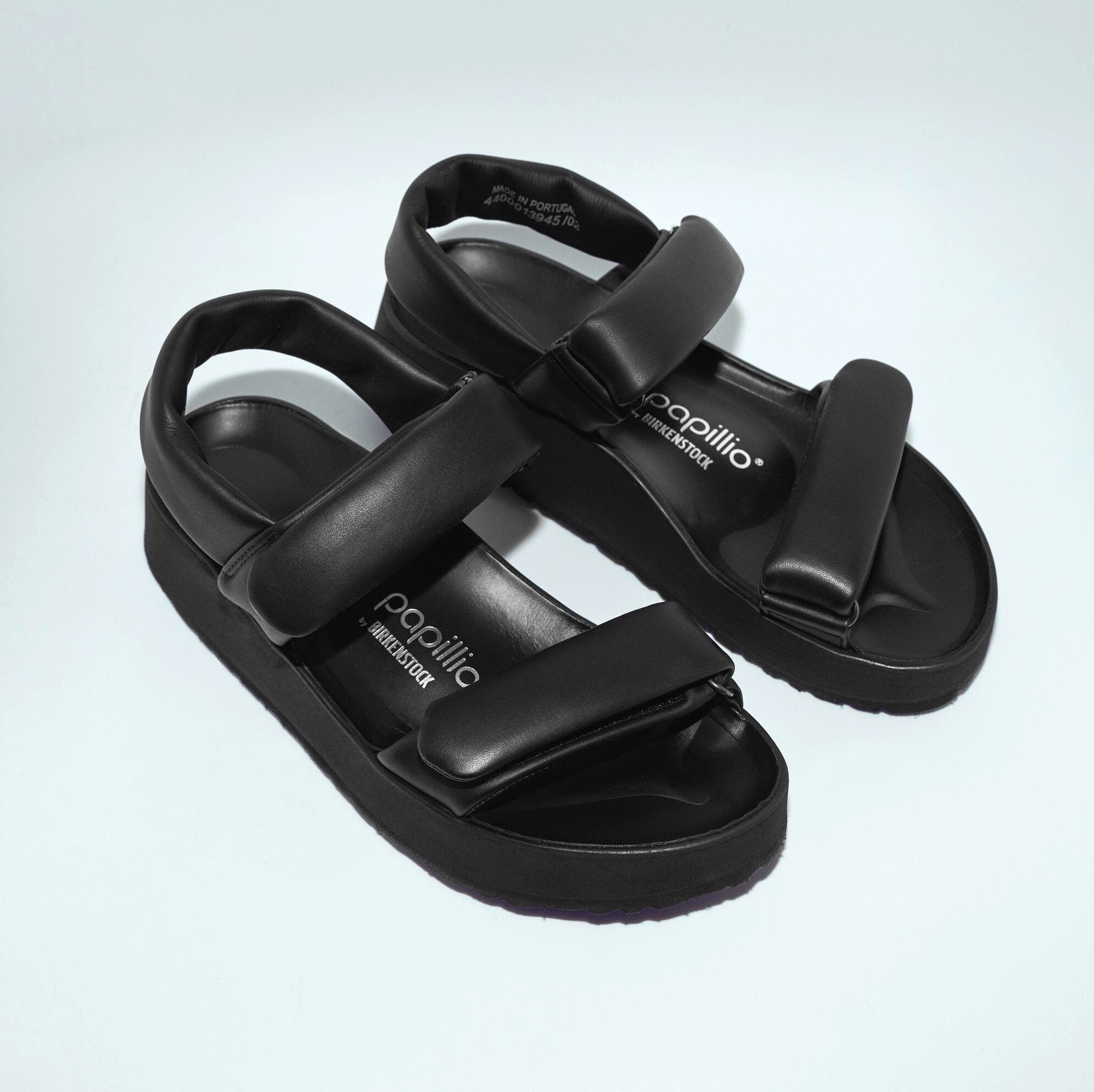 Papillio Theda black leather by Birkenstock