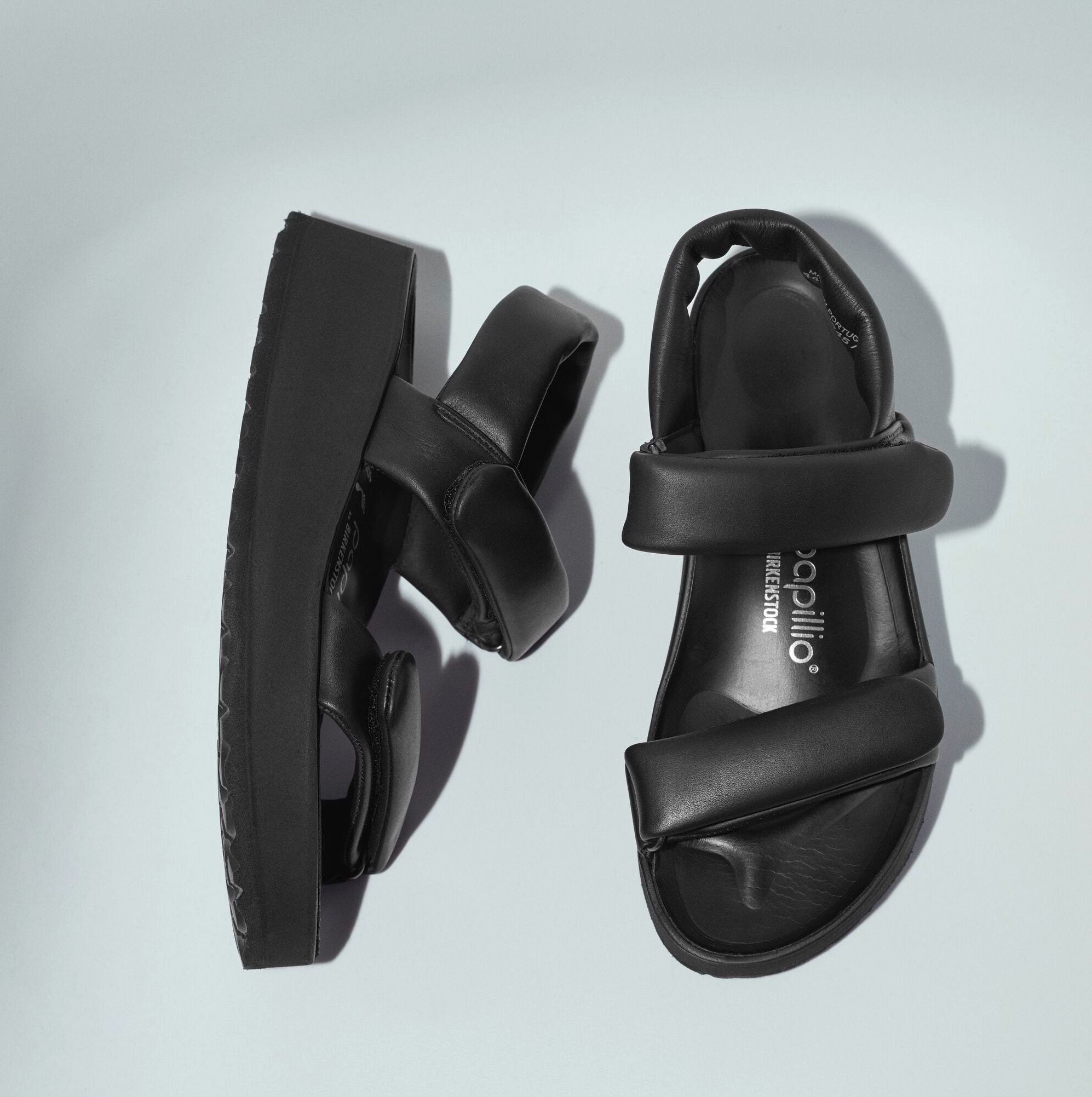 Papillio Theda black leather by Birkenstock