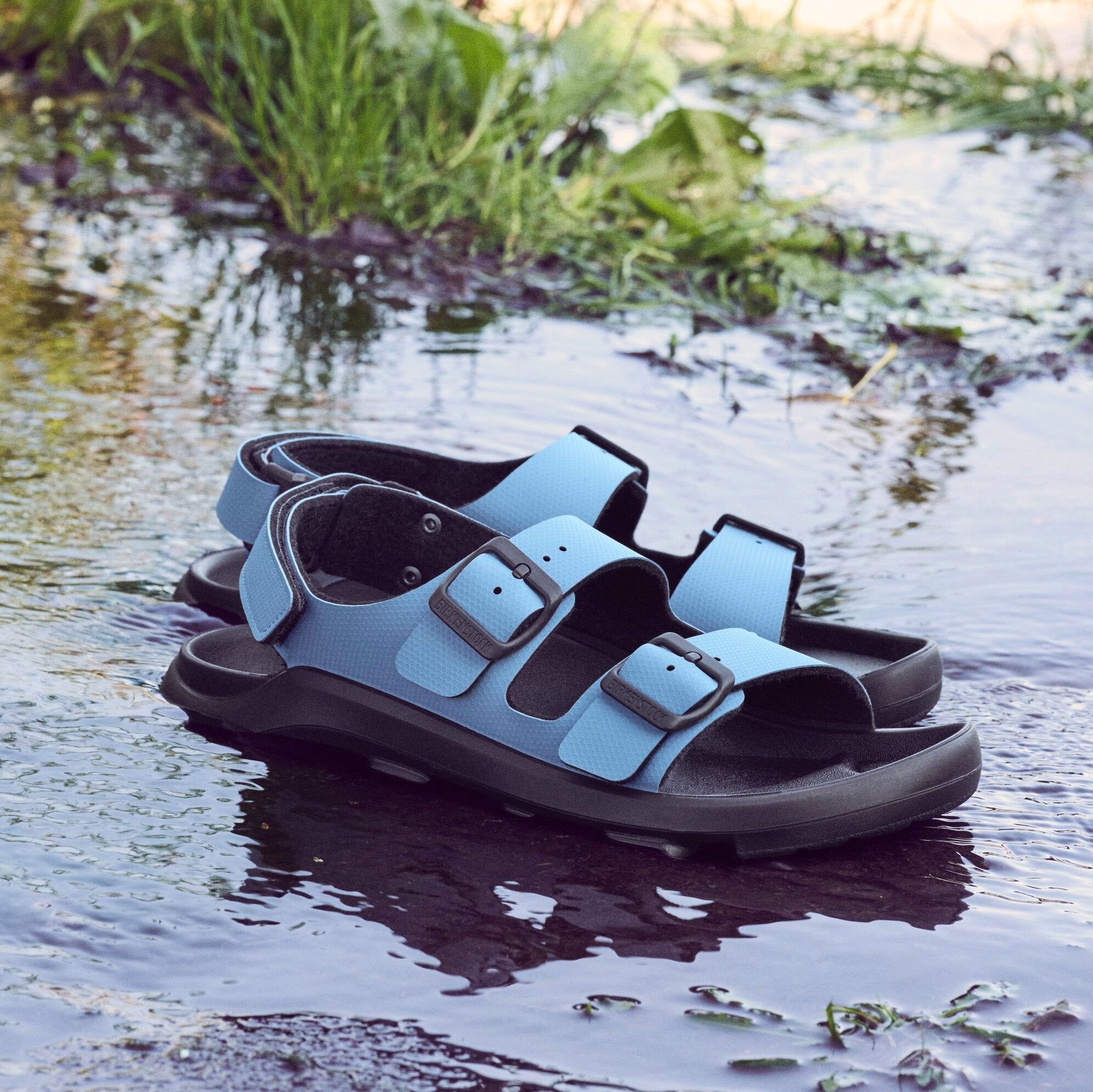 Birkenstock Mogami Terra elemental blue Birko-Flor