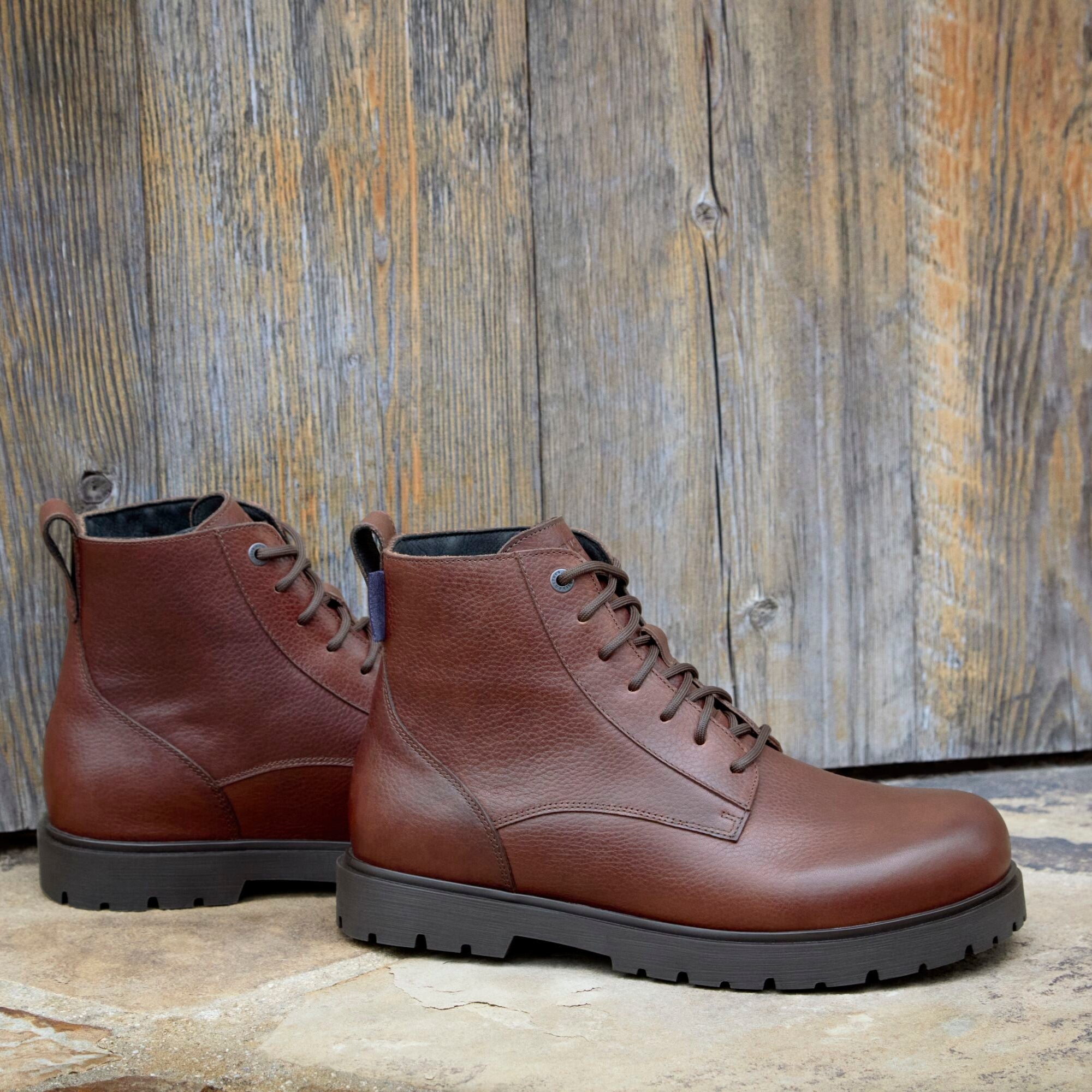 Birkenstock Men's Highwood Lace Mid Waterproof chocolate leather