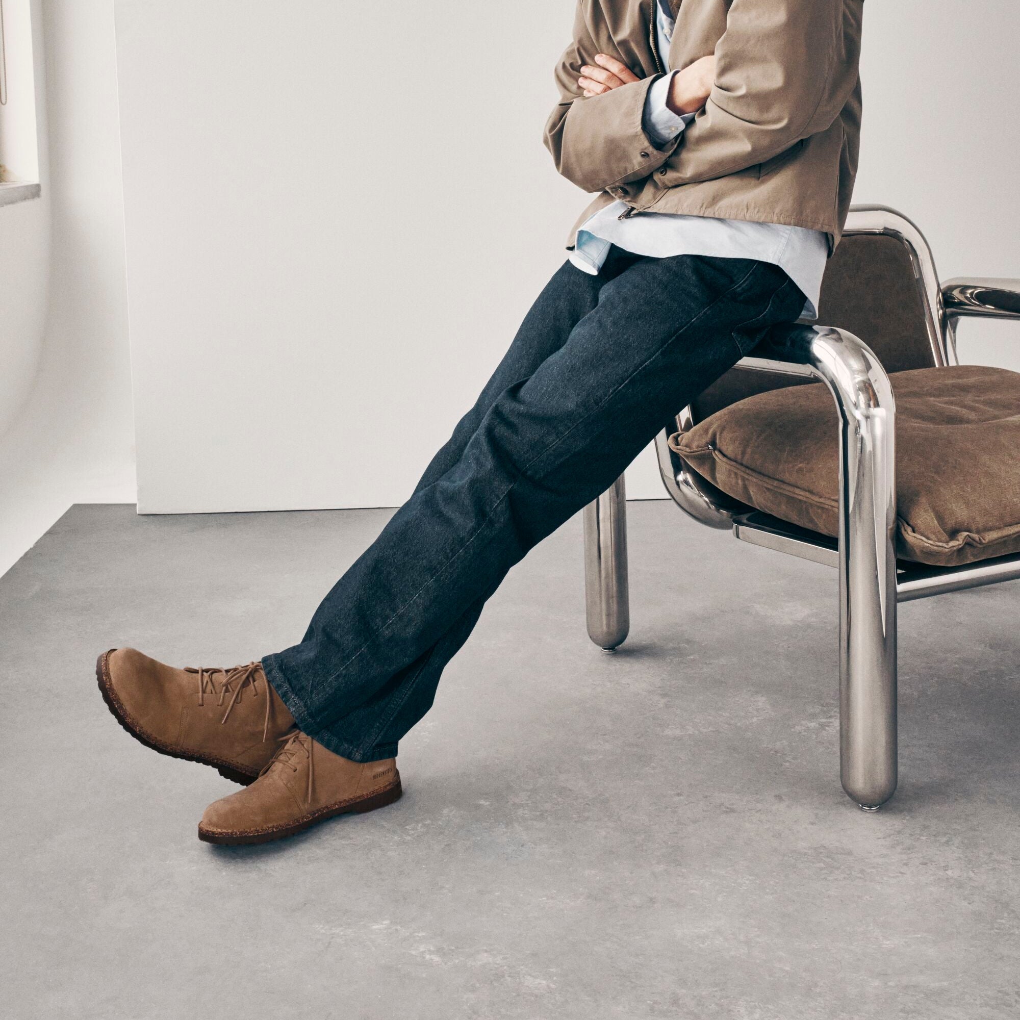 Birkenstock Uppsala Mid Chukka dark tea suede