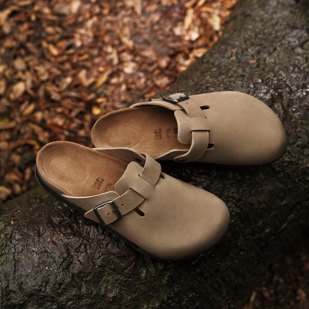 Birkenstock Men's Boston Crosstown tobacco oiled leather