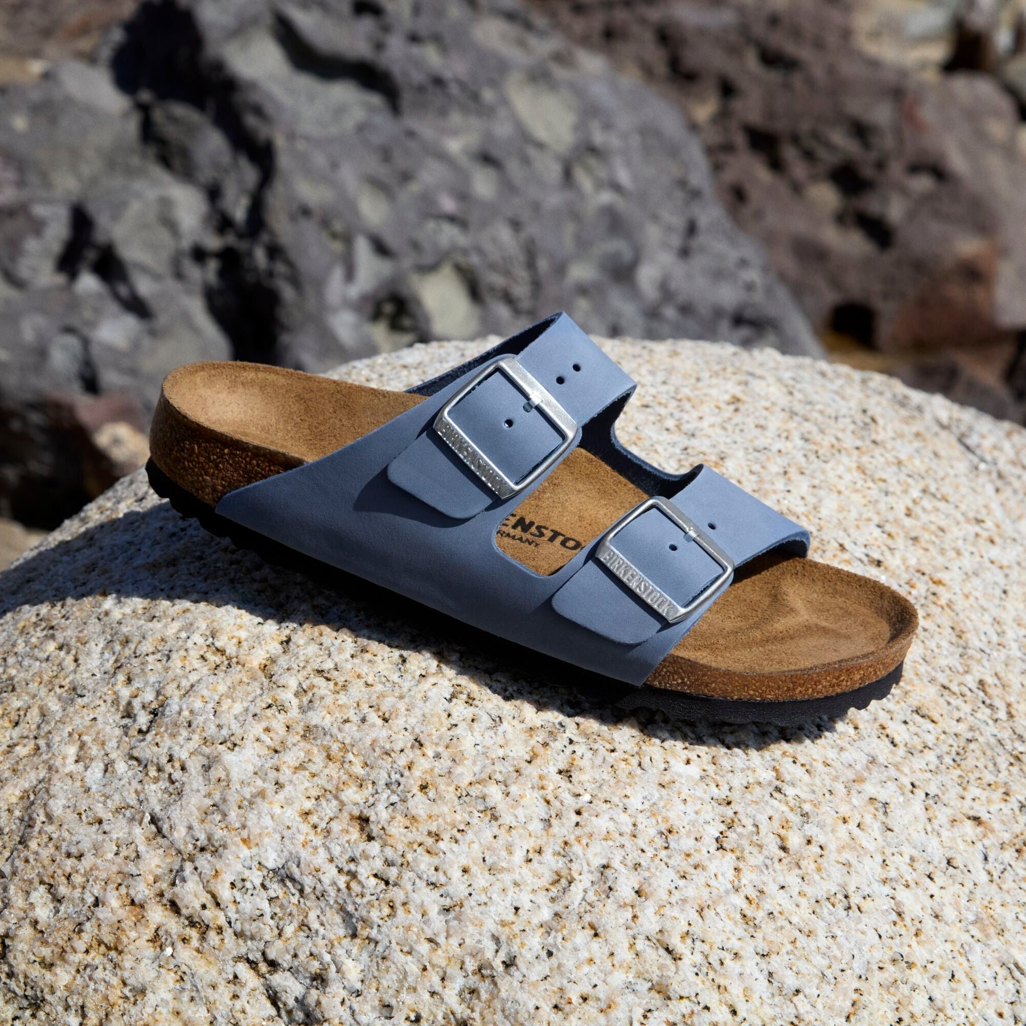 Birkenstock Arizona stone blue nubuck
