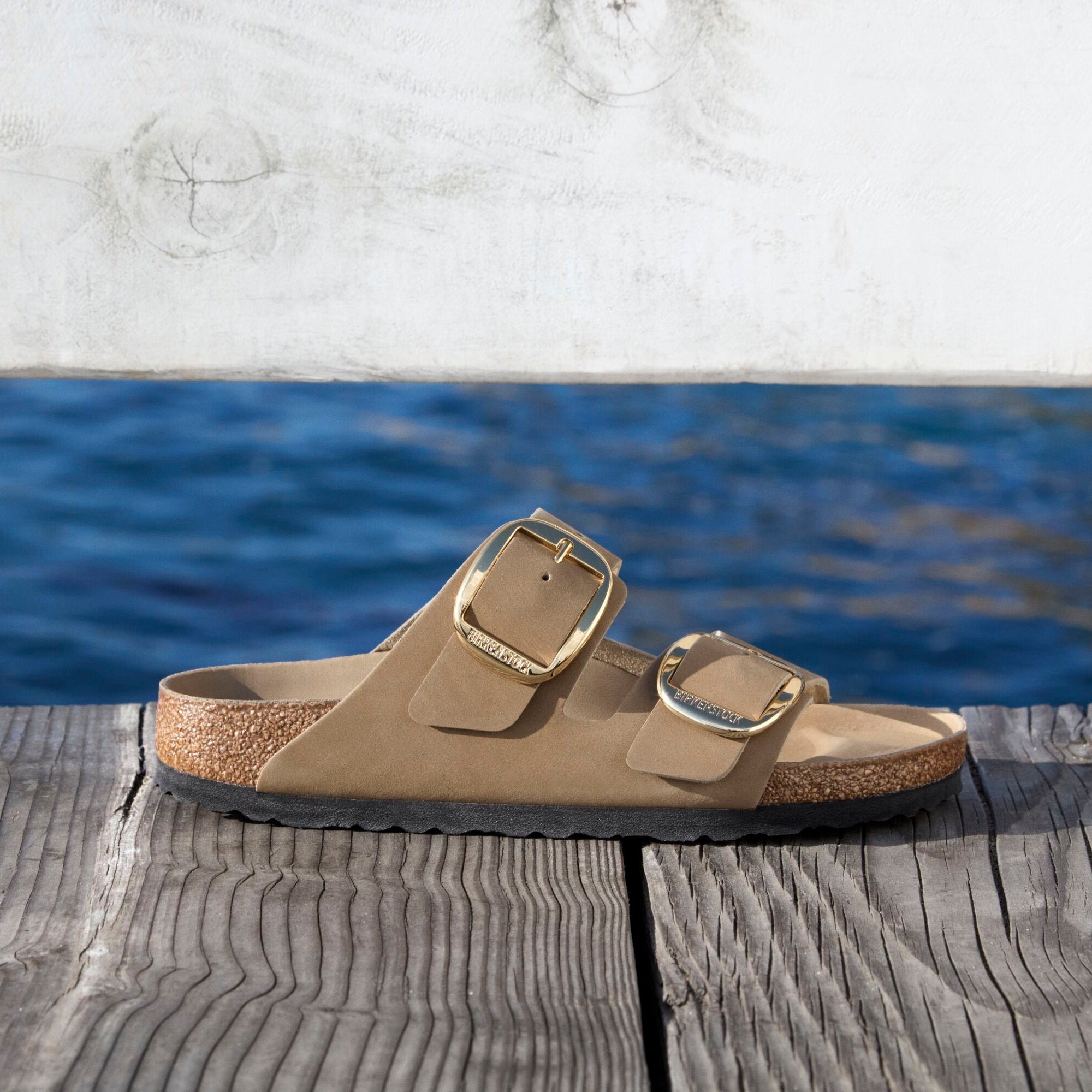BIRKENSTOCK ☆ARIZONA BIG BUCKLE☆37☆美品 Arizona Big Buckle Natural Leather Patent High-Shine Espresso