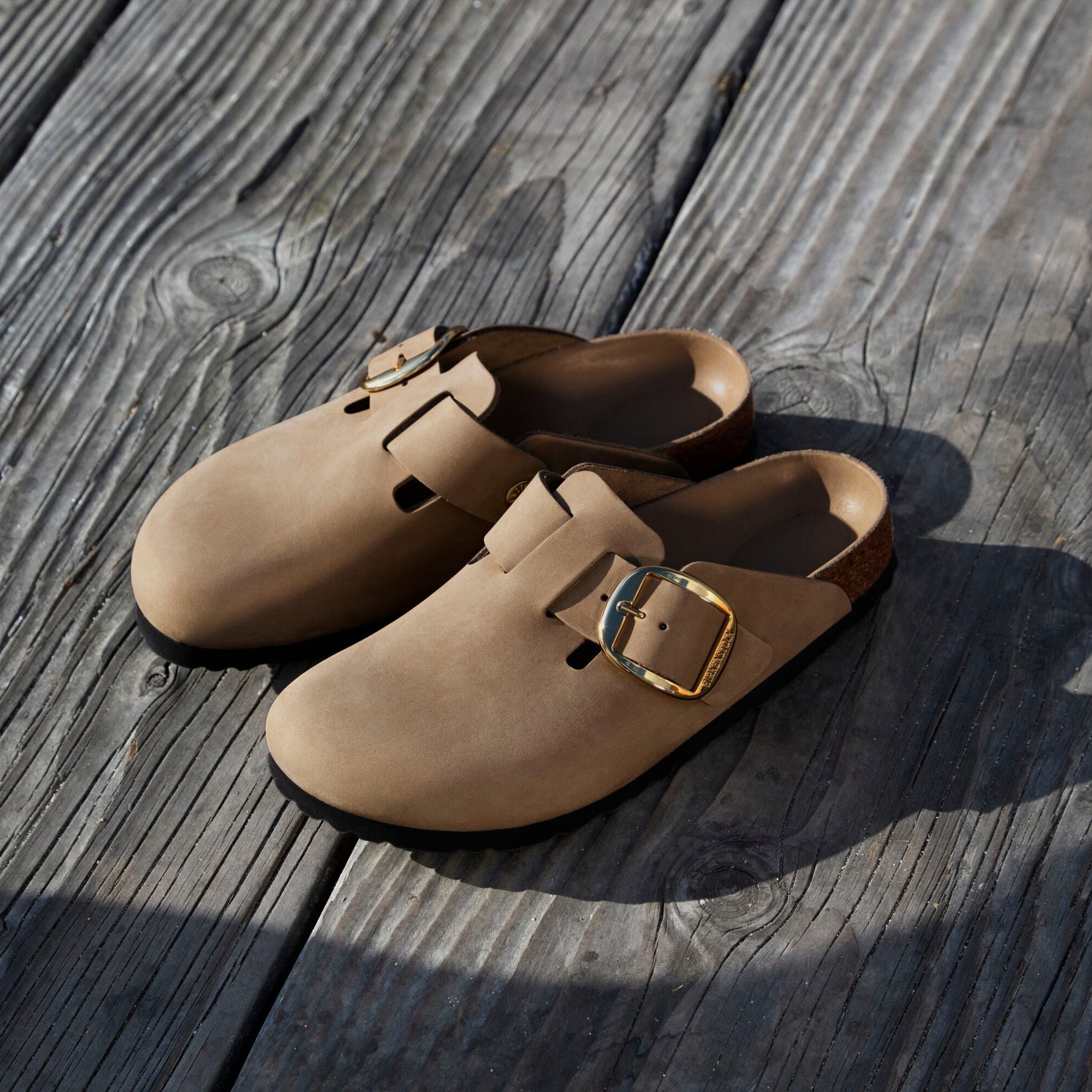 Birkenstock Boston Big Buckle tobacco oiled leather