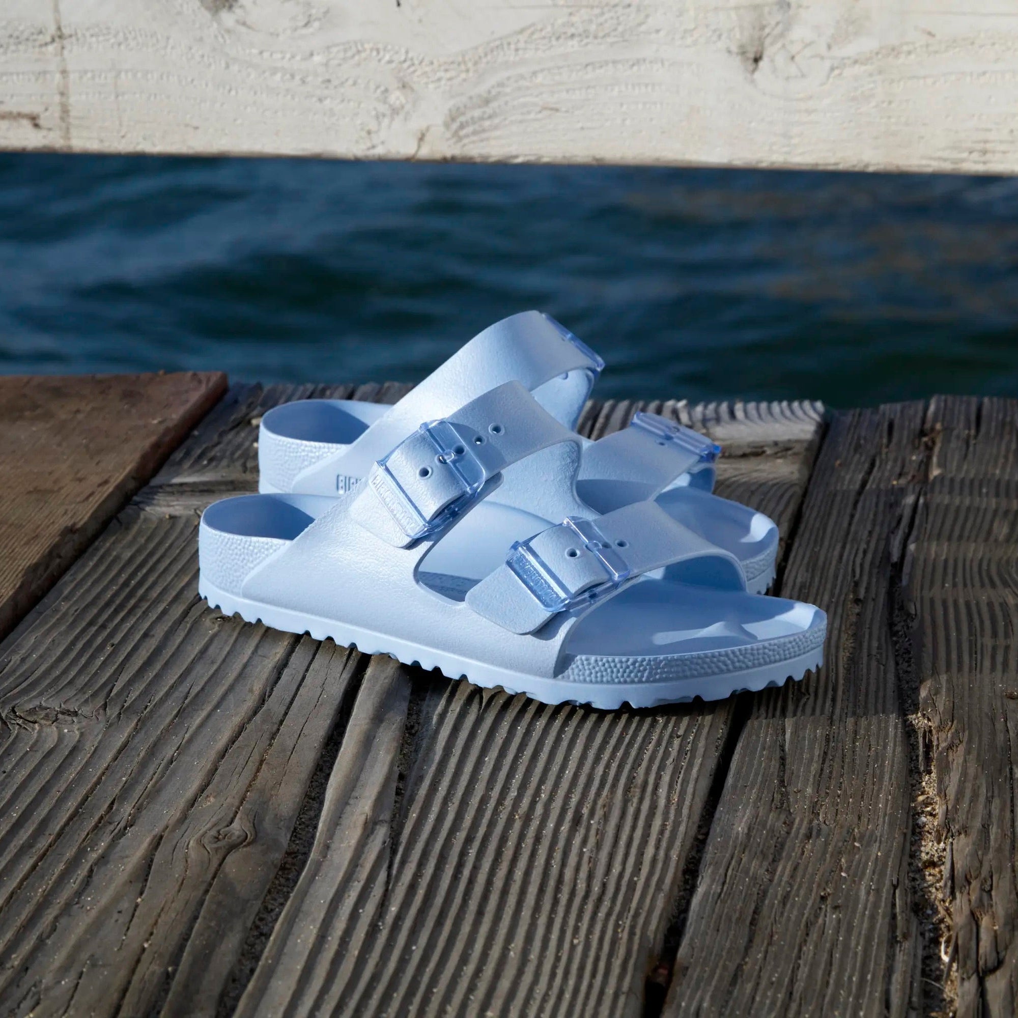Birkenstock Arizona Stealth Buckle EVA dusty blue