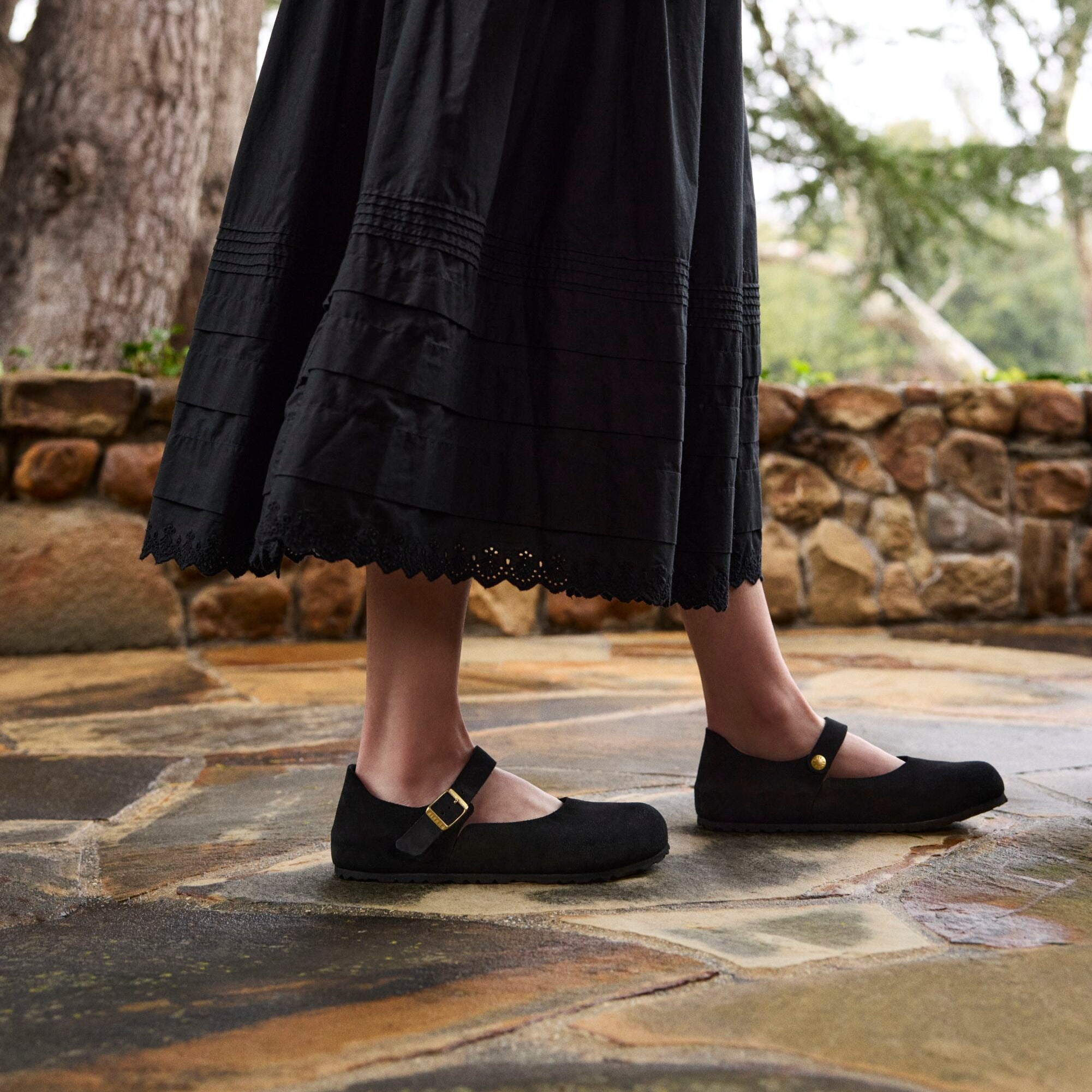 Birkenstock Mantova black suede