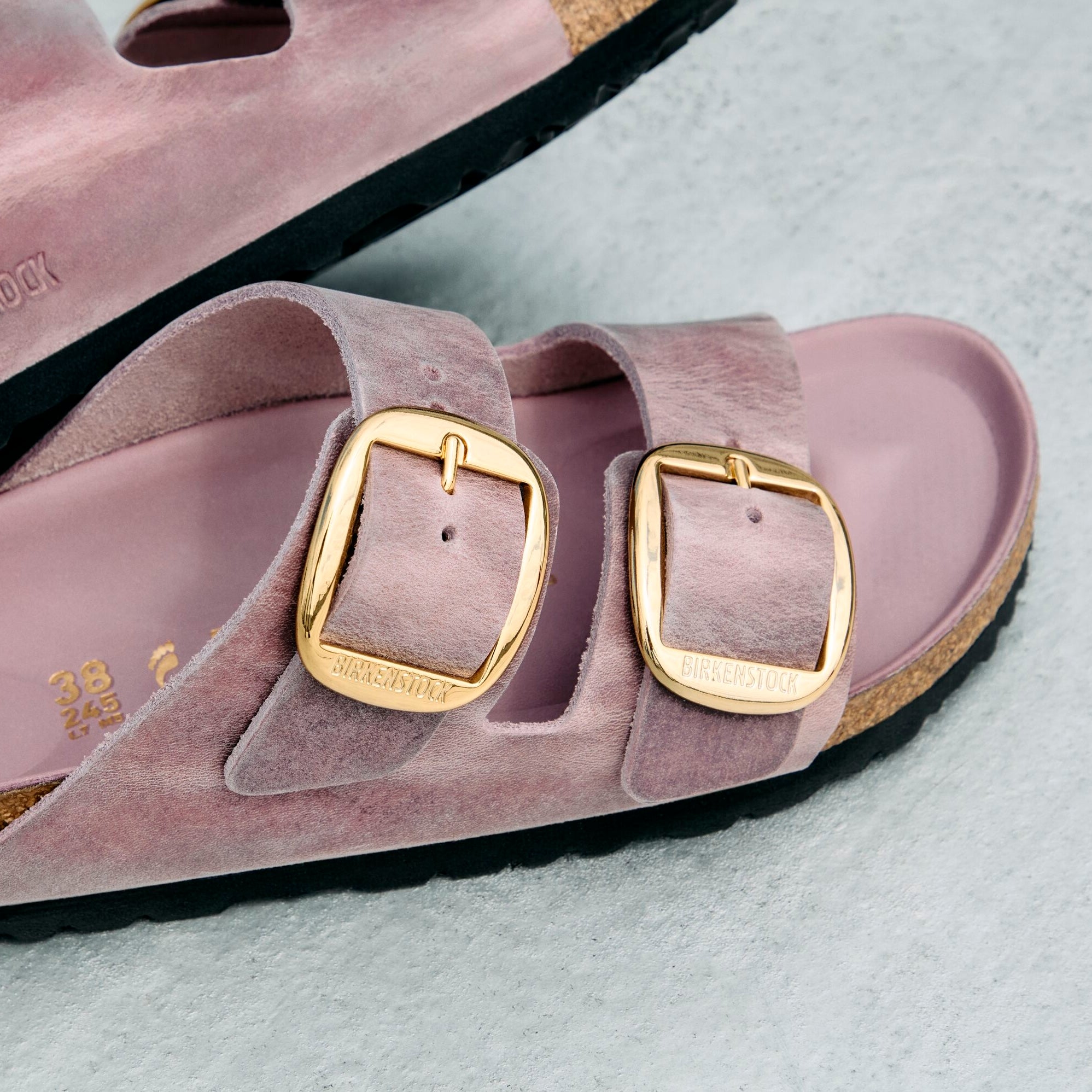 Birkenstock Arizona Big Buckle lavender oiled leather