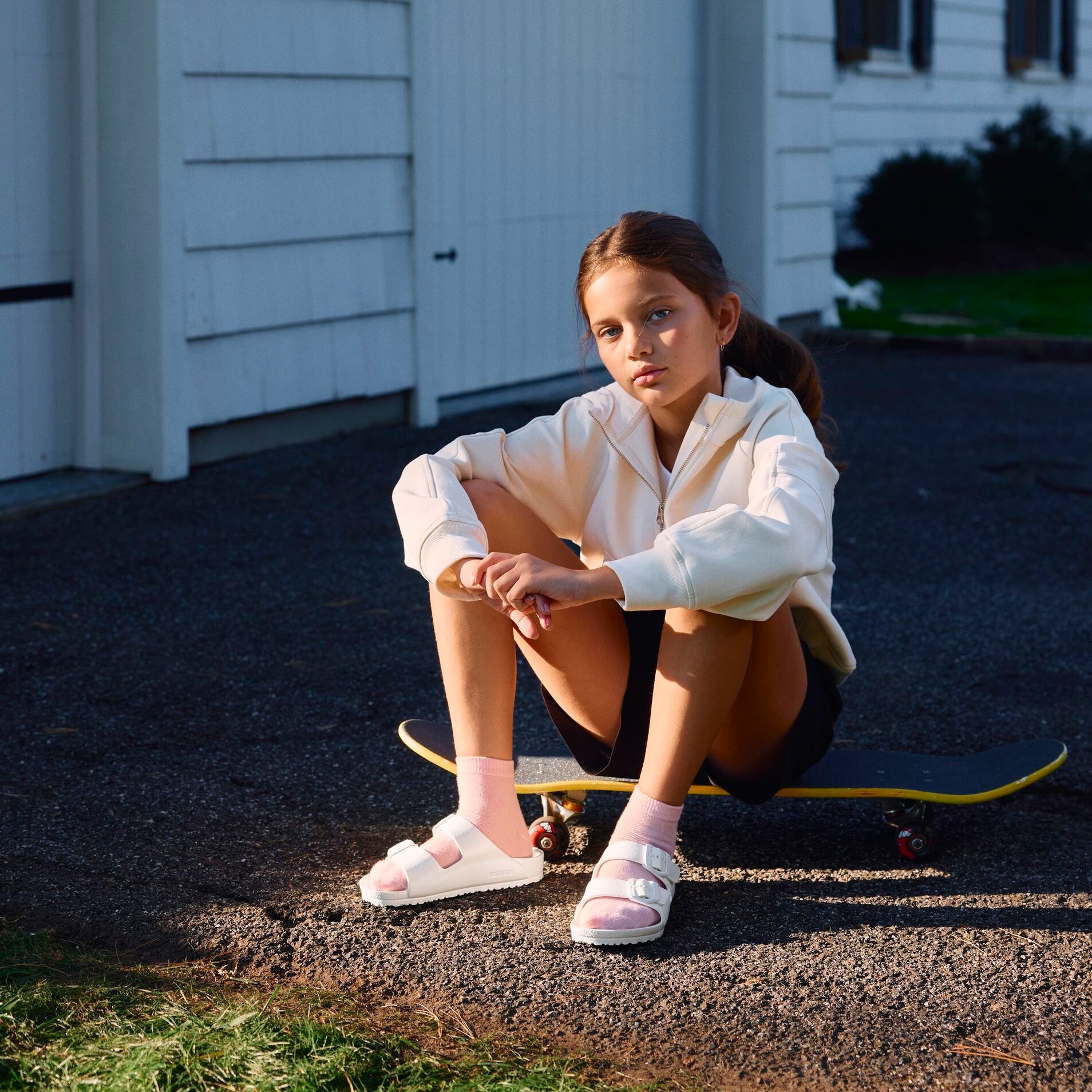 Birkenstock Kids Arizona EVA white