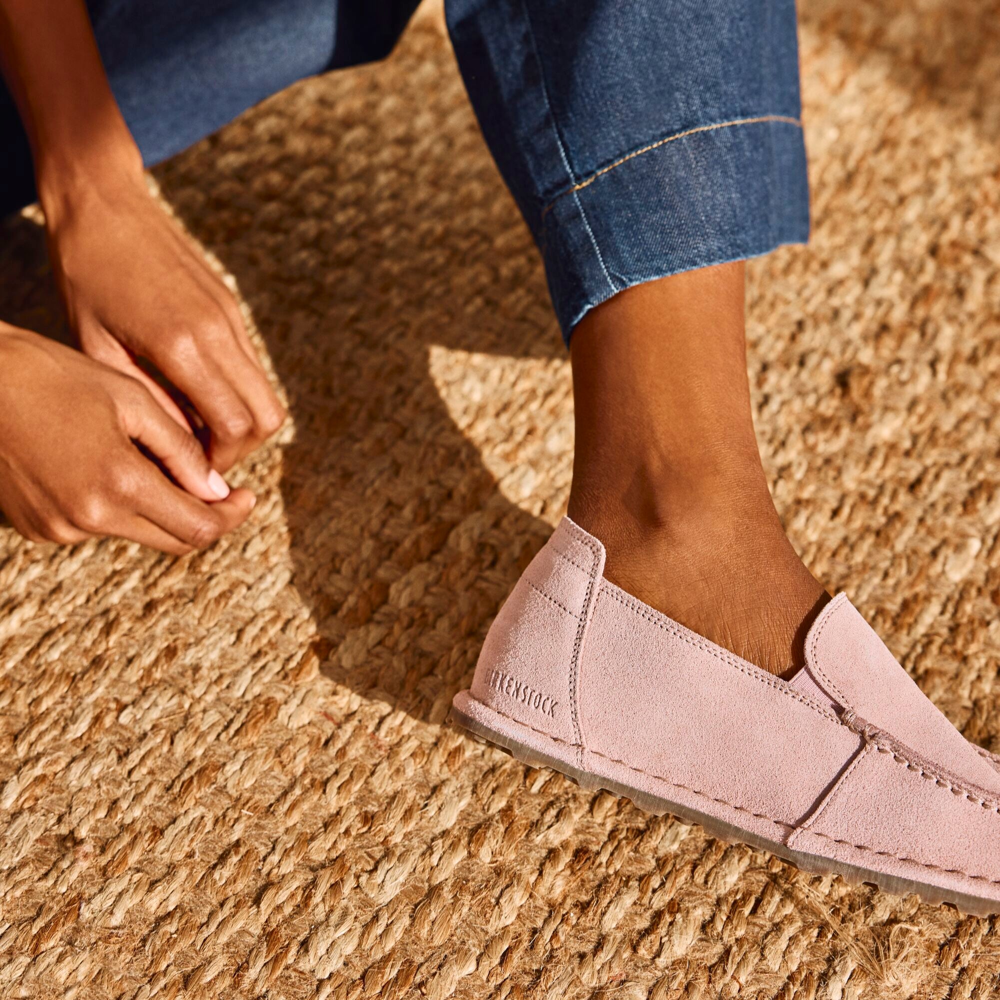 Birkenstock Utti Slip On light rose suede