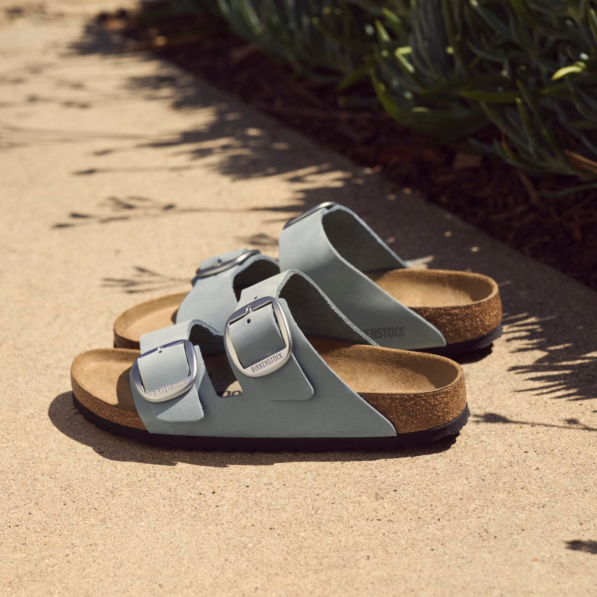 Birkenstock Arizona Big Buckle pure sage nubuck