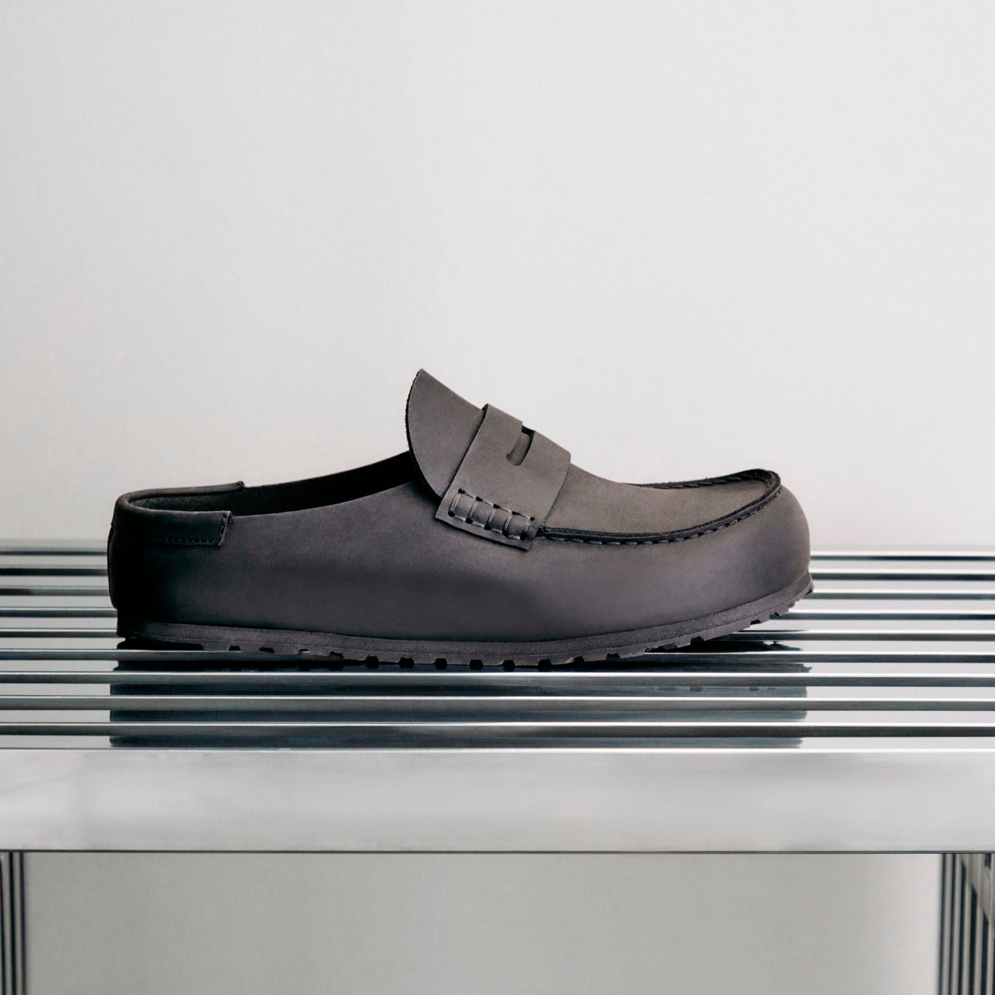 Birkenstock Naples Wrapped black oiled leather