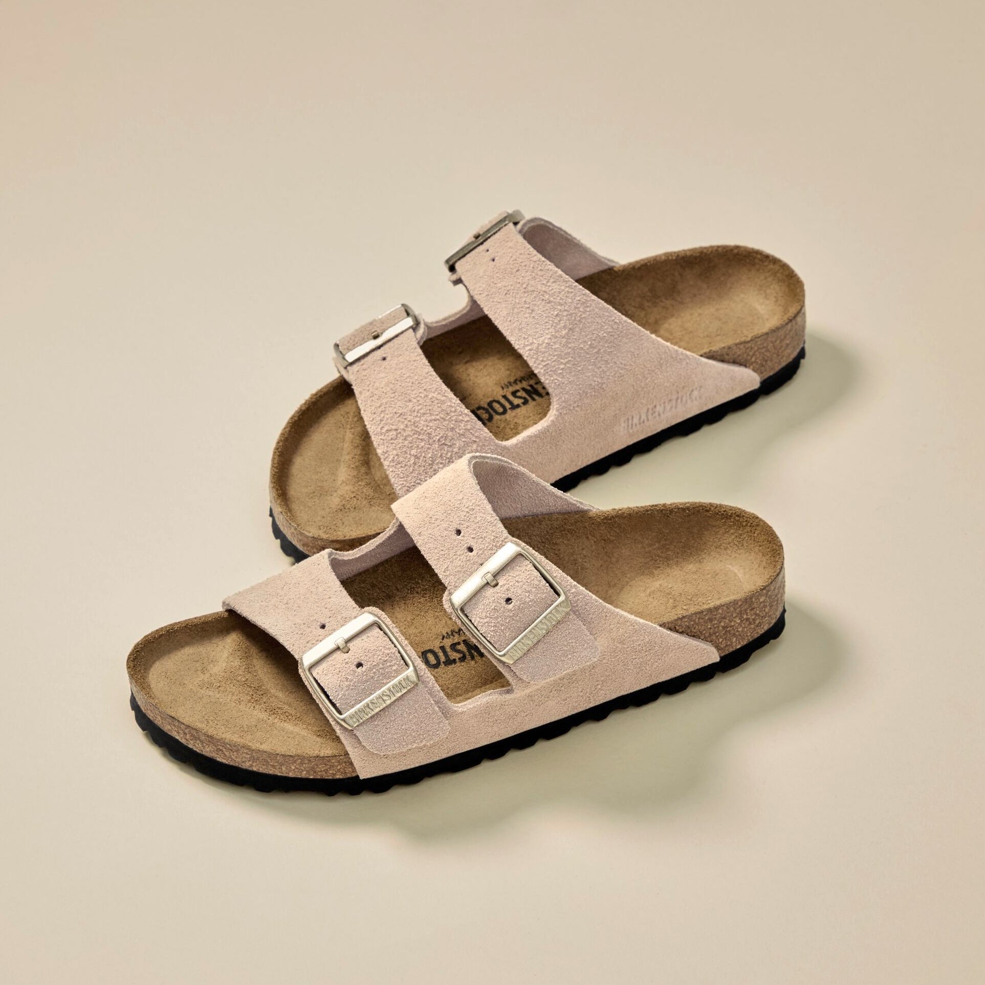 Birkenstock Arizona sandcastle suede