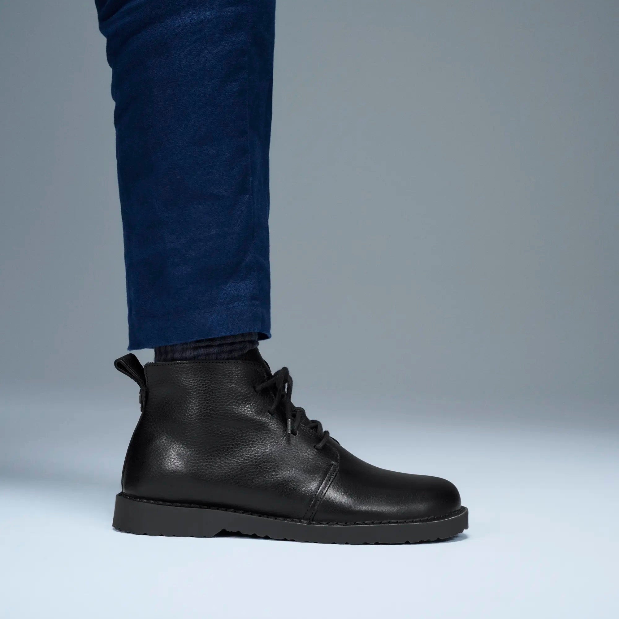 Birkenstock Uppsala Mid Chukka black leather