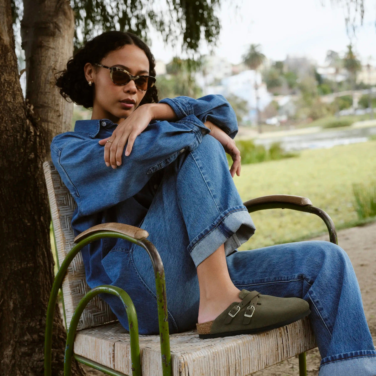 Birkenstock Blair thyme suede