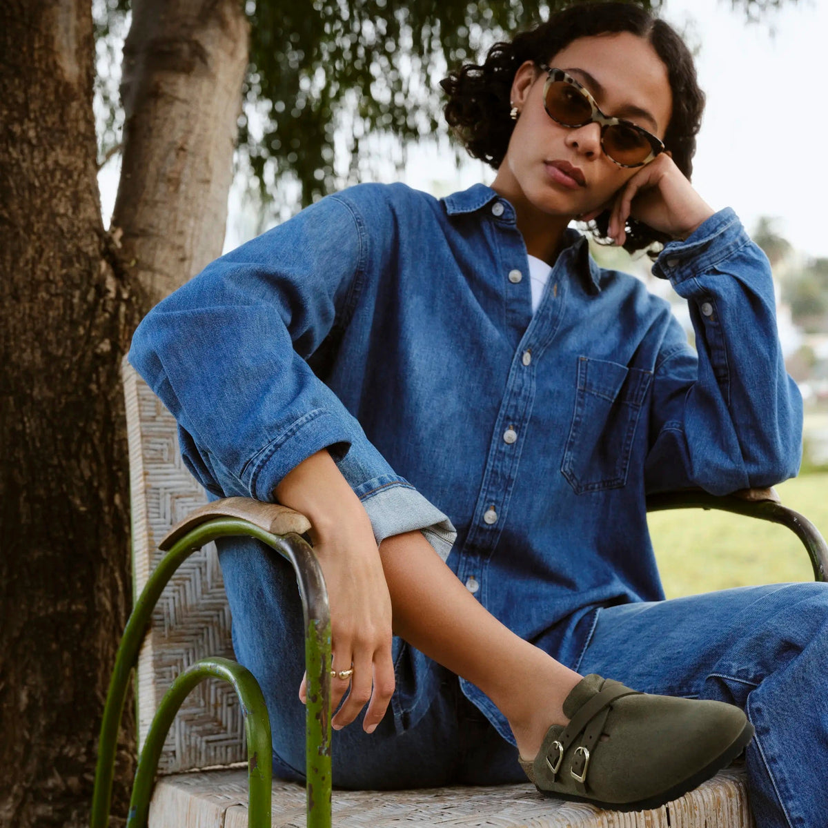 Birkenstock Blair thyme suede