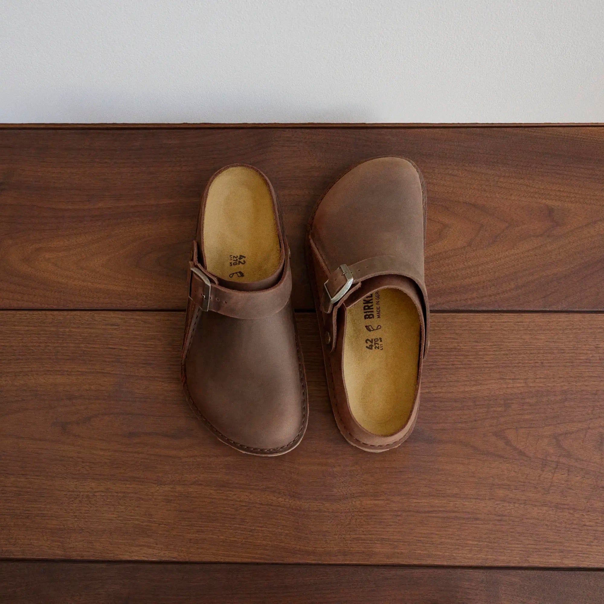 Birkenstock Lutry Wide Strap habana oiled leather