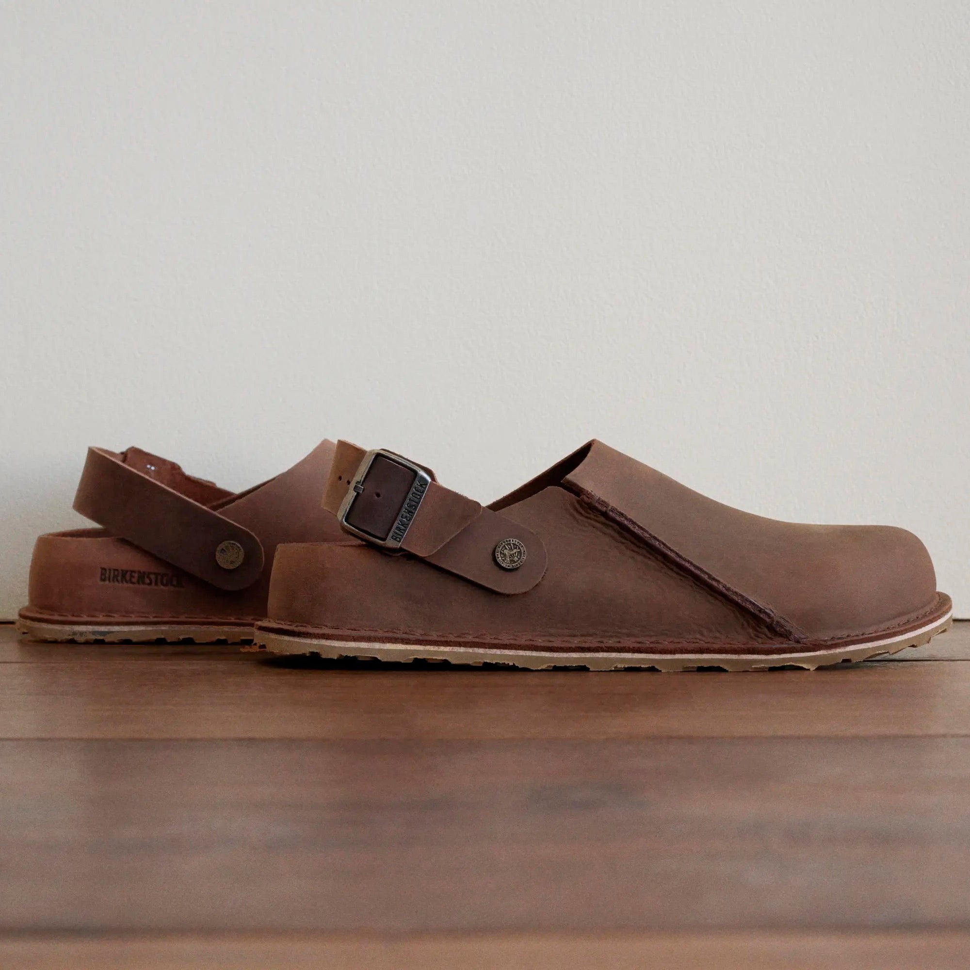 Birkenstock Lutry Wide Strap habana oiled leather