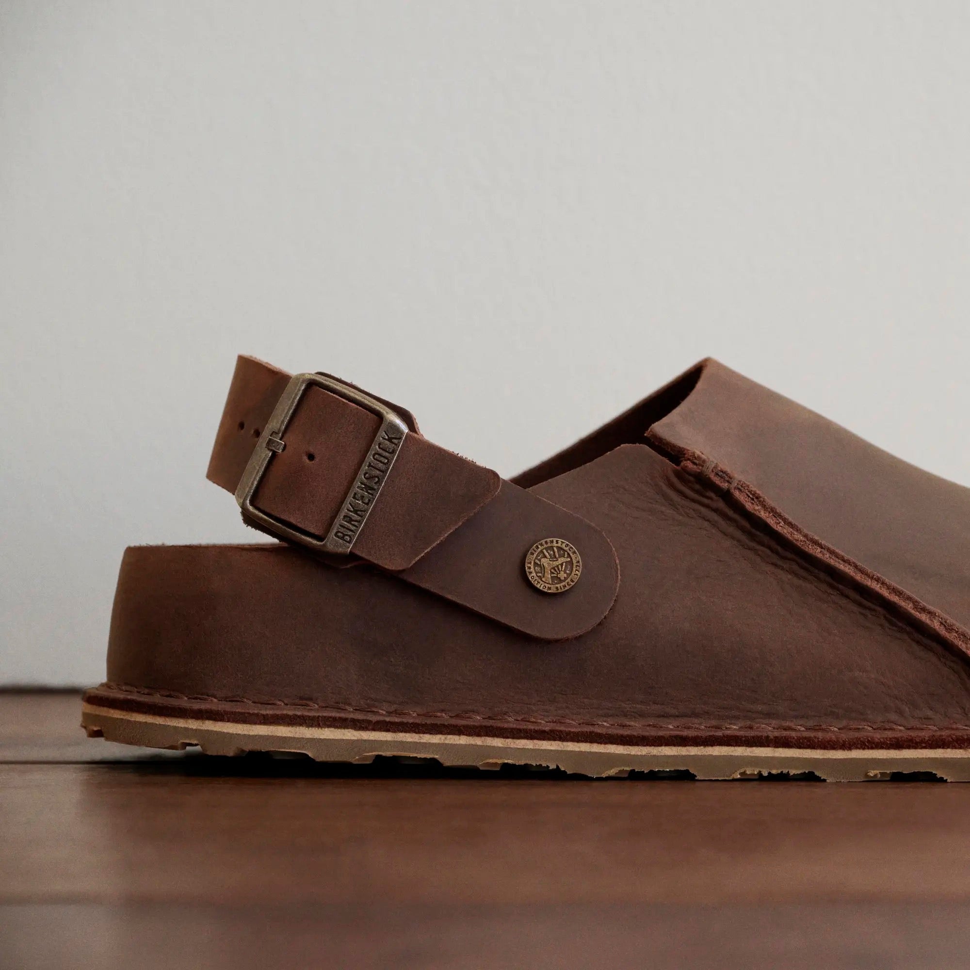 Birkenstock Lutry Wide Strap habana oiled leather