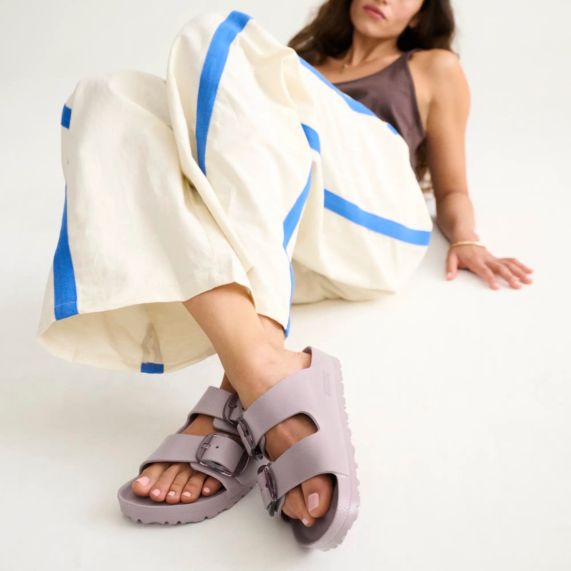 Birkenstock Arizona Big Buckle EVA faded purple
