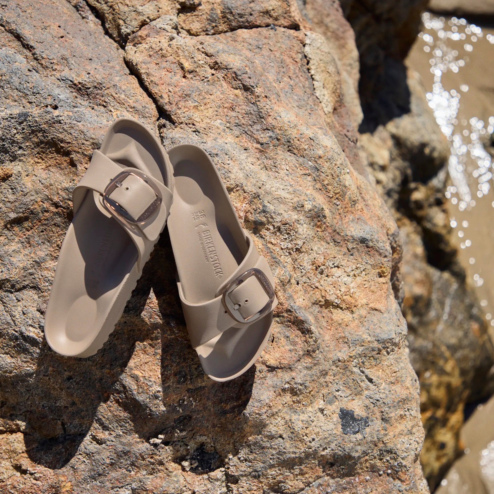 Birkenstock Madrid Big Buckle EVA gray taupe