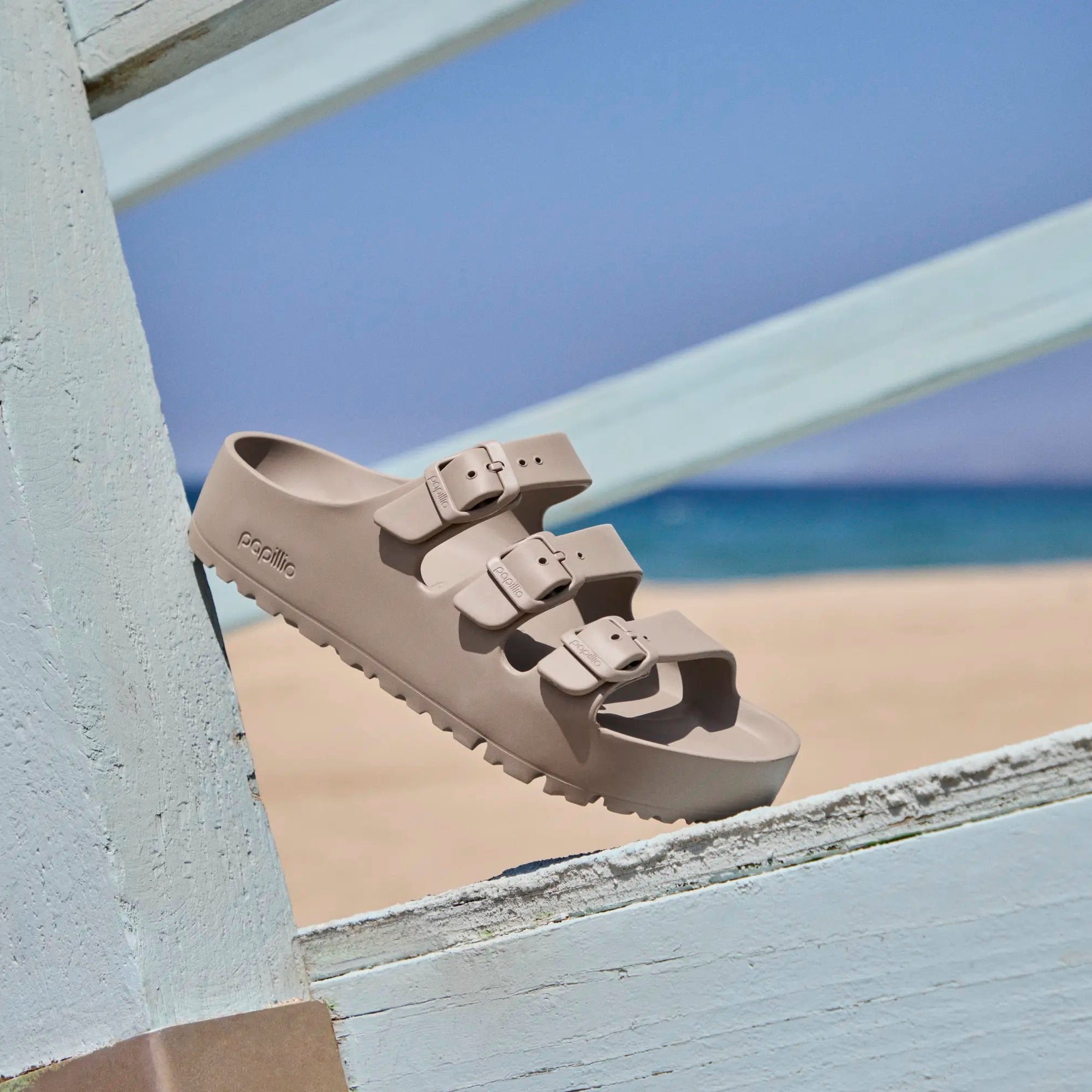 Birkenstock Florida Flex Platform EVA gray taupe