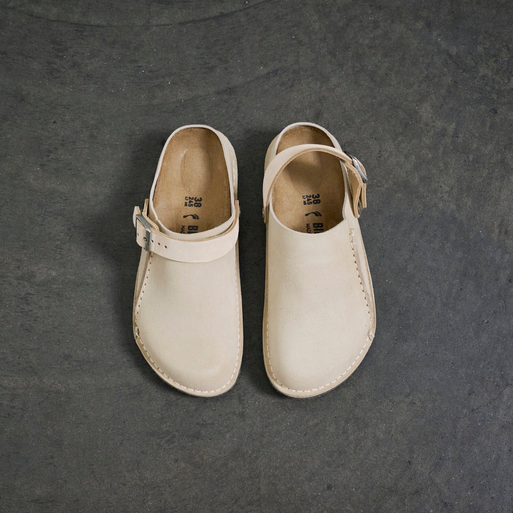 Birkenstock Lutry oyster suede