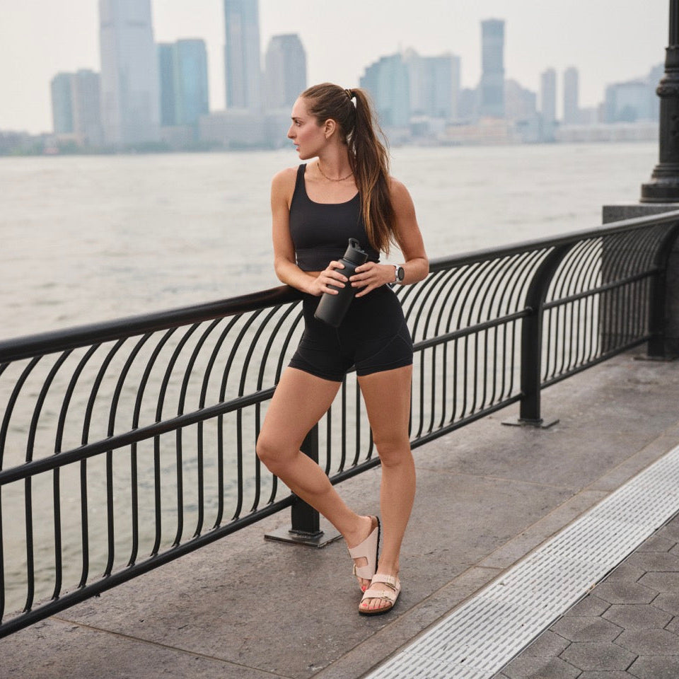 Birkenstock Arizona new beige Birko-Flor tonal