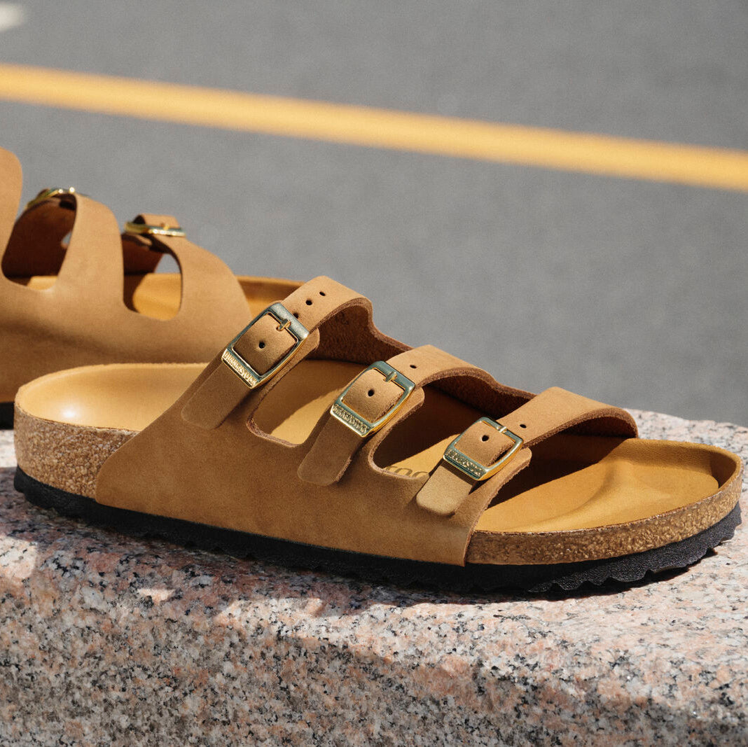Birkenstock Florida Hex mink nubuck